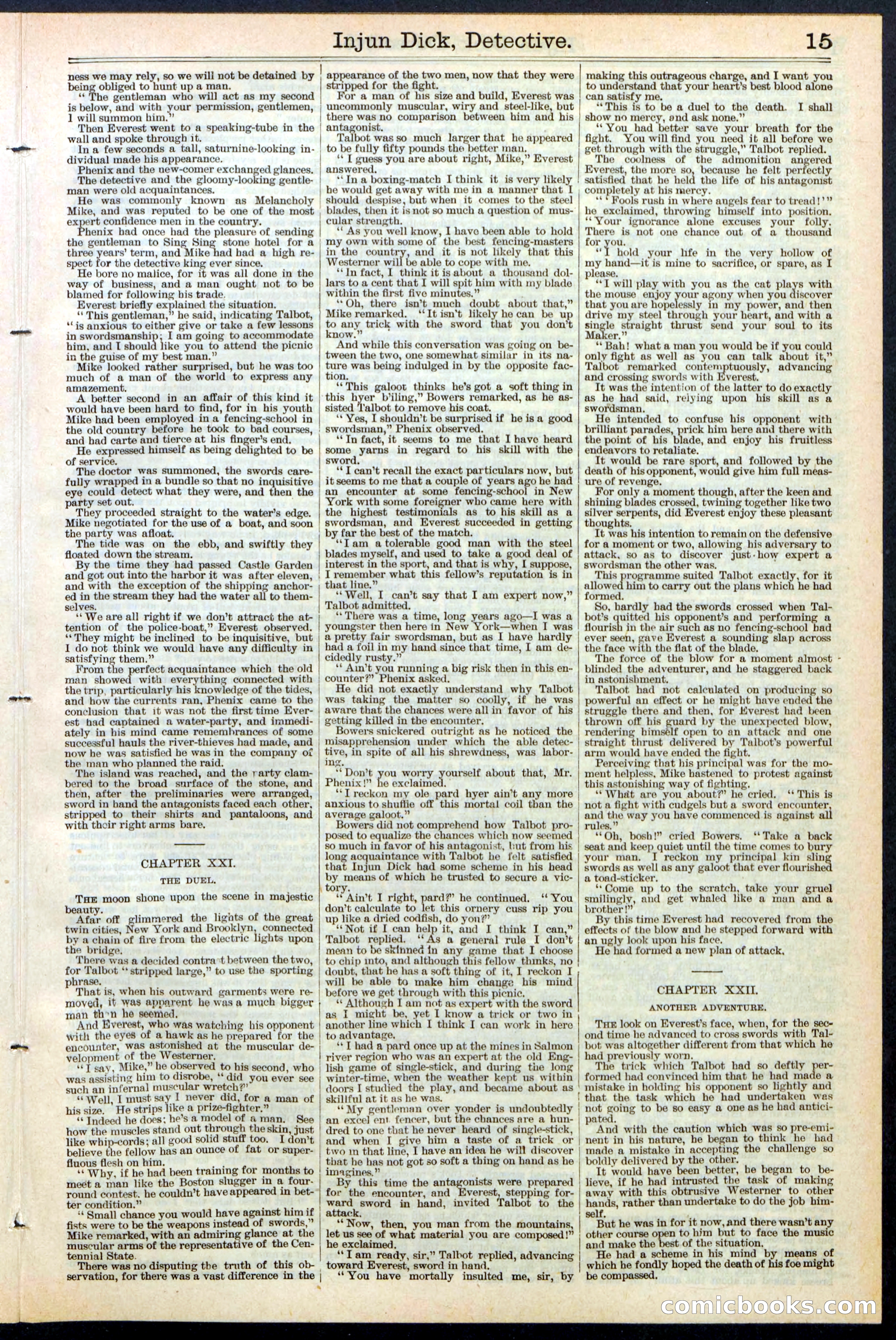 Beadle's Dime Library No. 384 — page 15 of 32