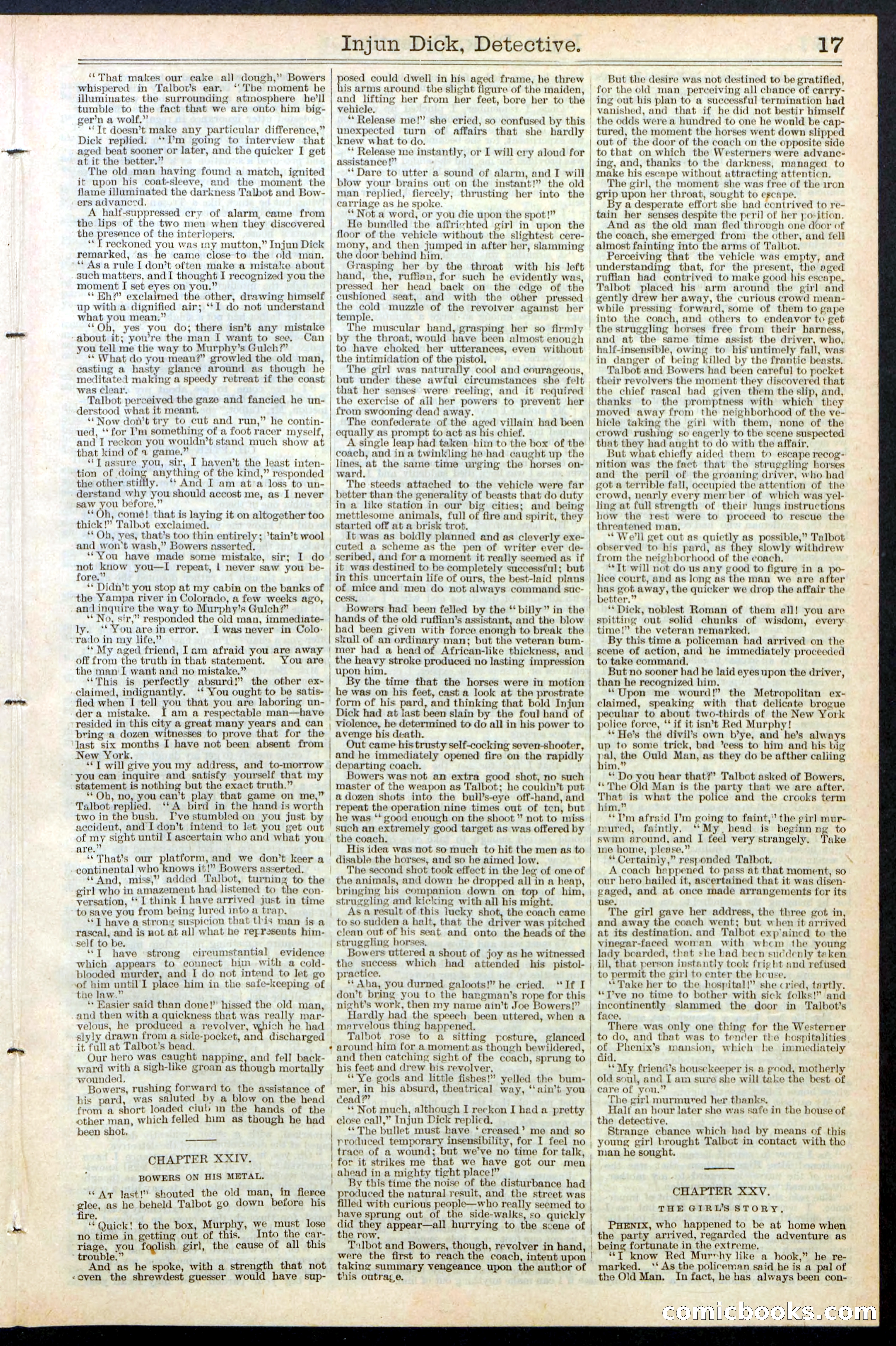 Beadle's Dime Library No. 384 — page 17 of 32