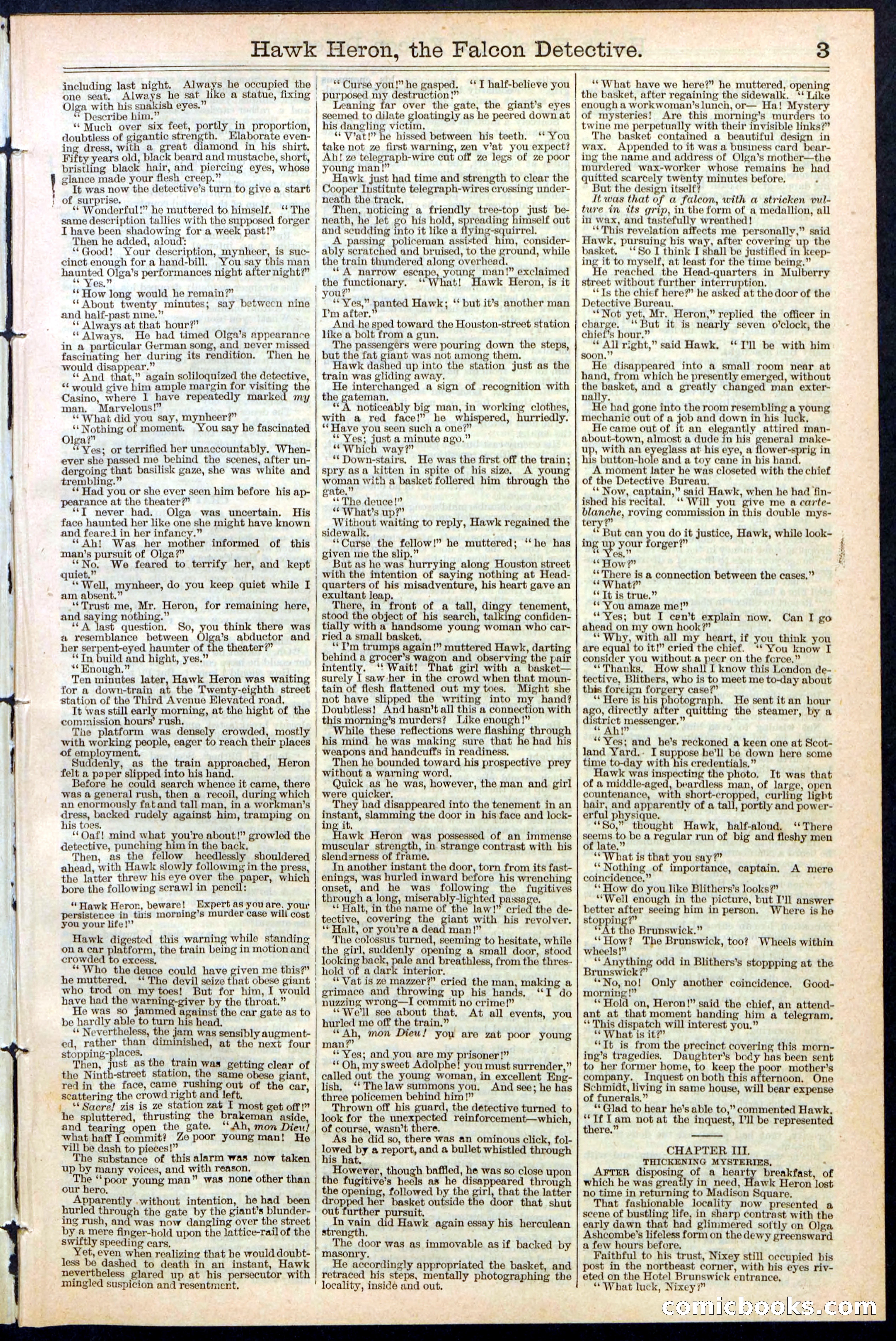 Beadle's Dime Library No. 386 — page 3 of 32