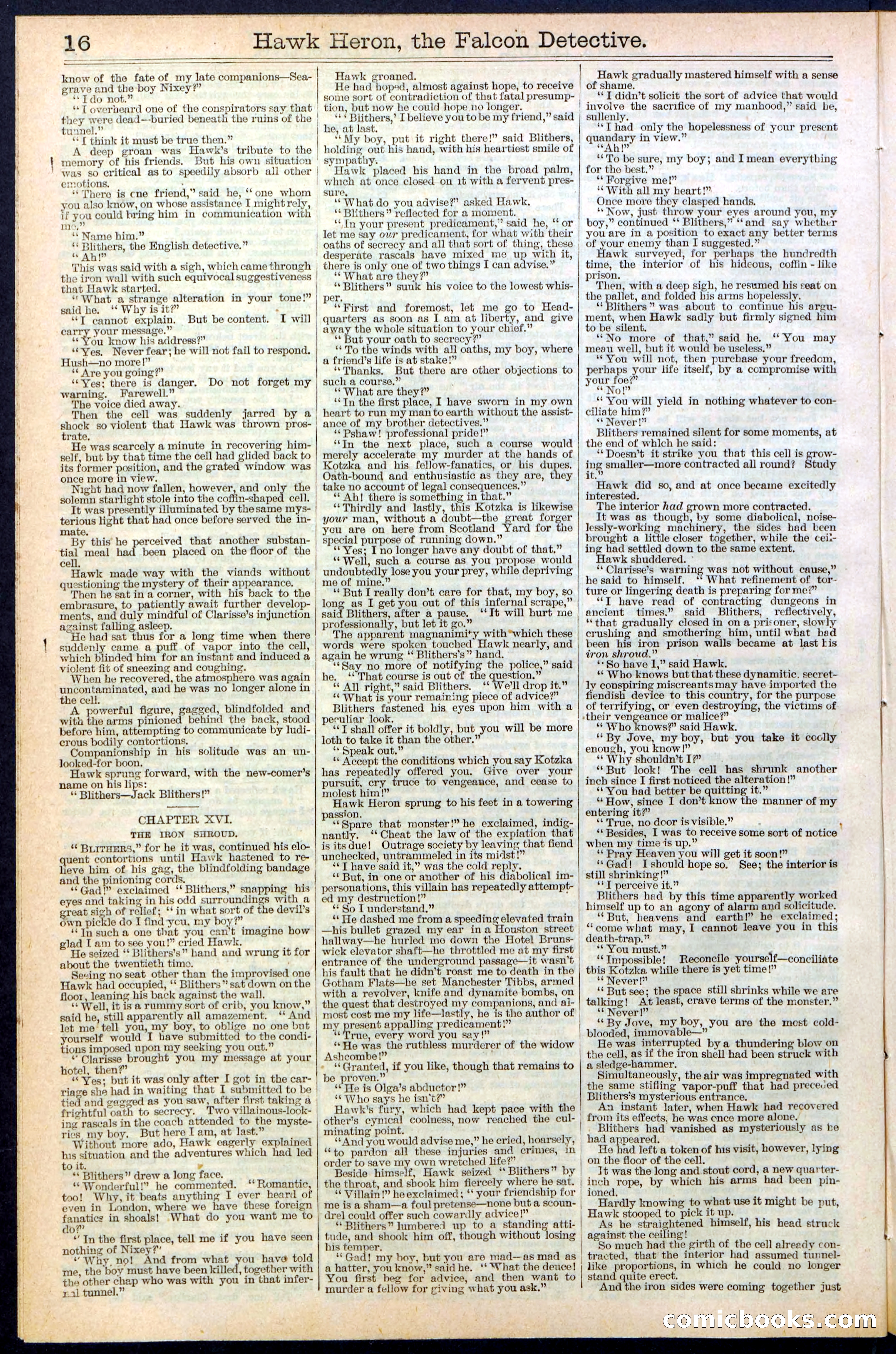 Beadle's Dime Library No. 386 — page 16 of 32