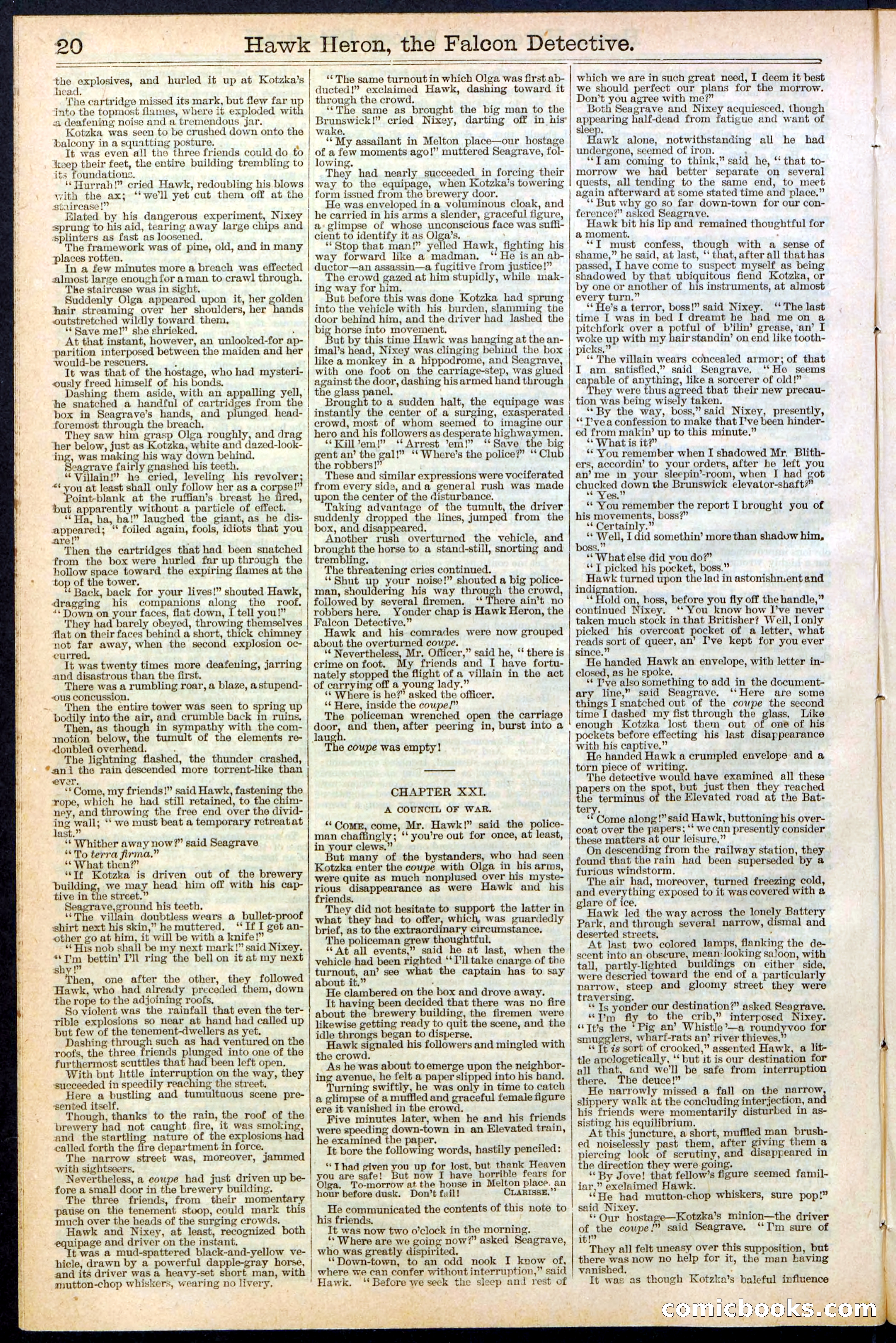 Beadle's Dime Library No. 386 — page 20 of 32