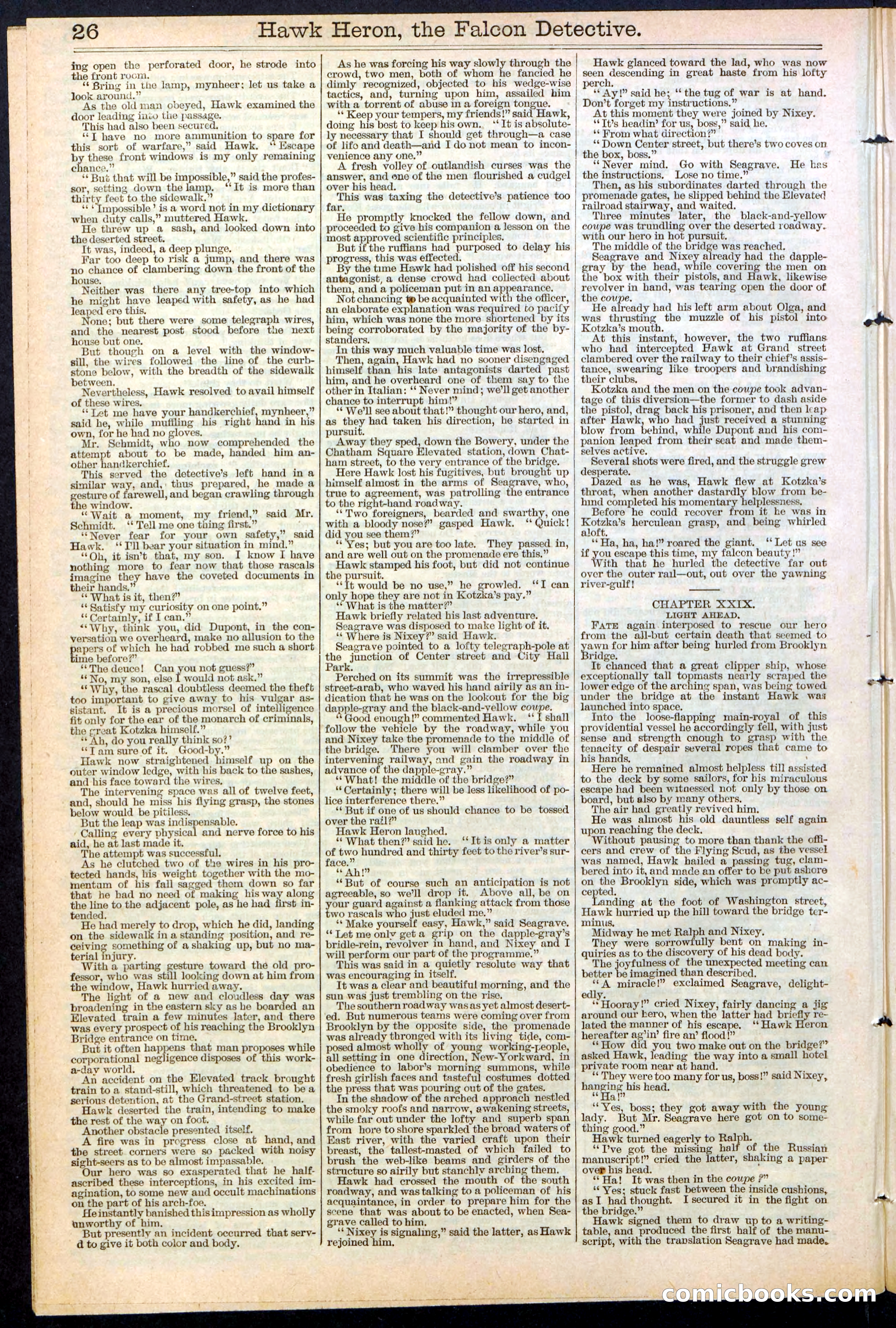 Beadle's Dime Library No. 386 — page 26 of 32
