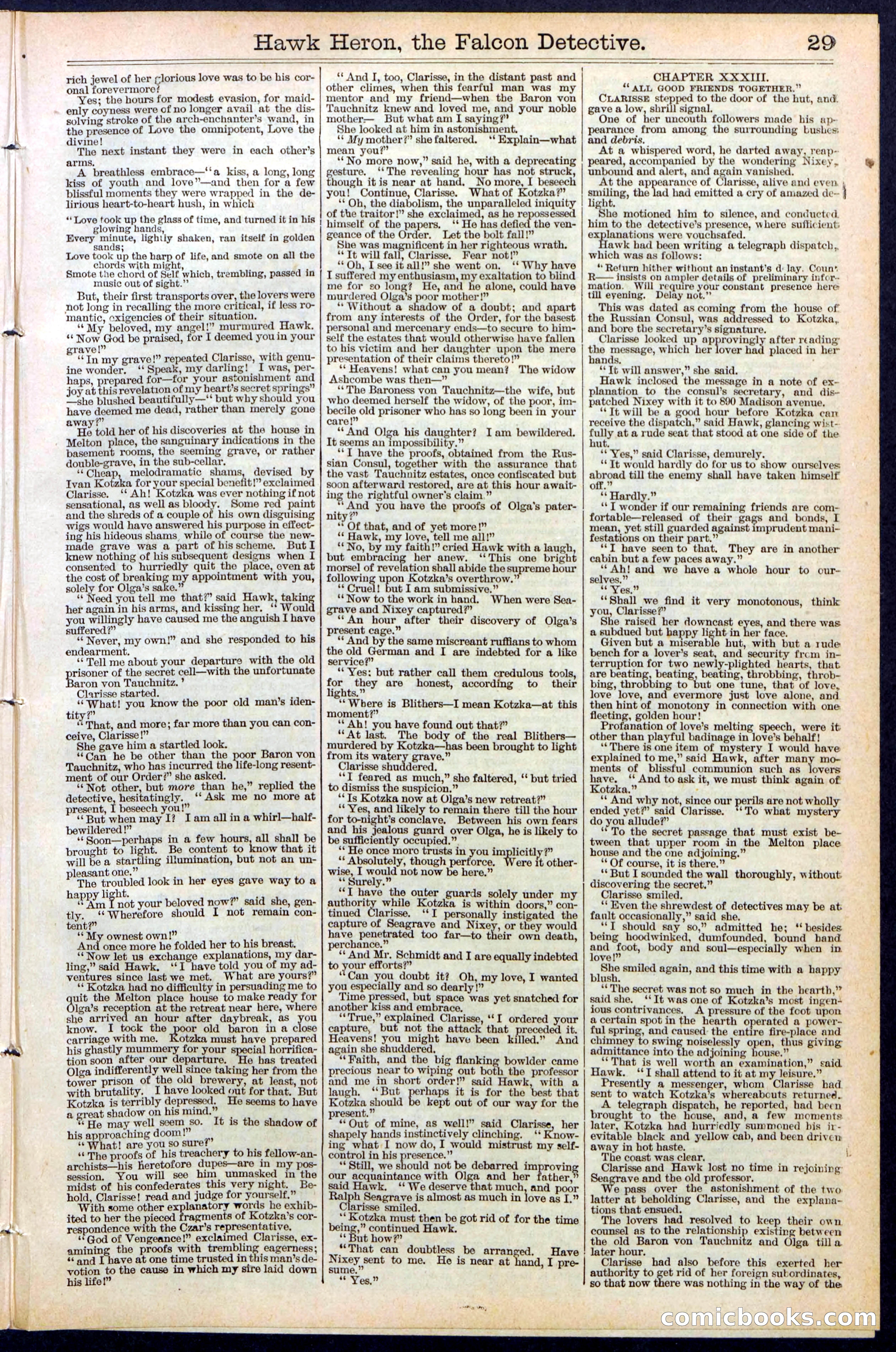 Beadle's Dime Library No. 386 — page 29 of 32