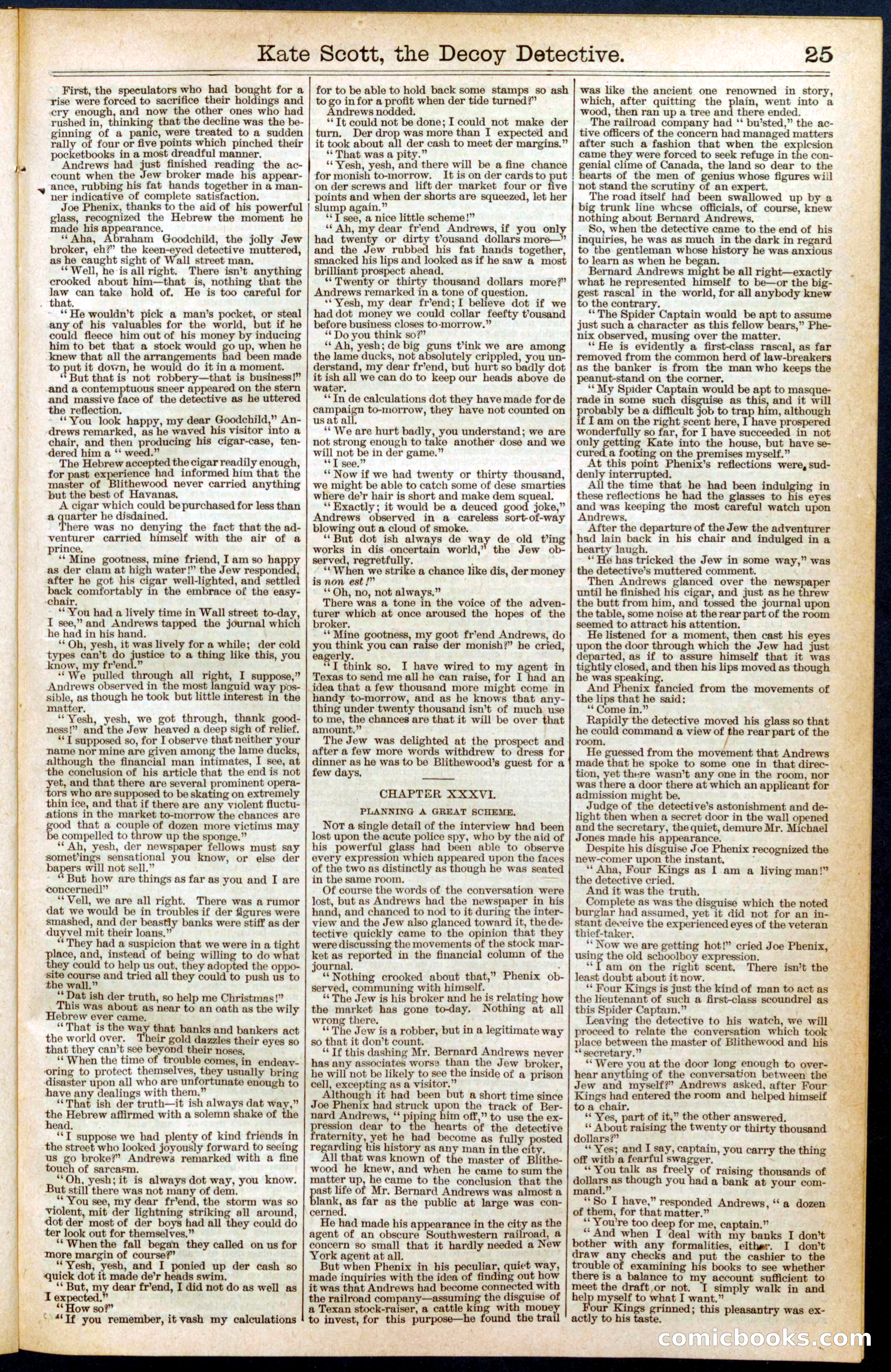 Beadle's Dime Library No. 391 — page 25 of 32