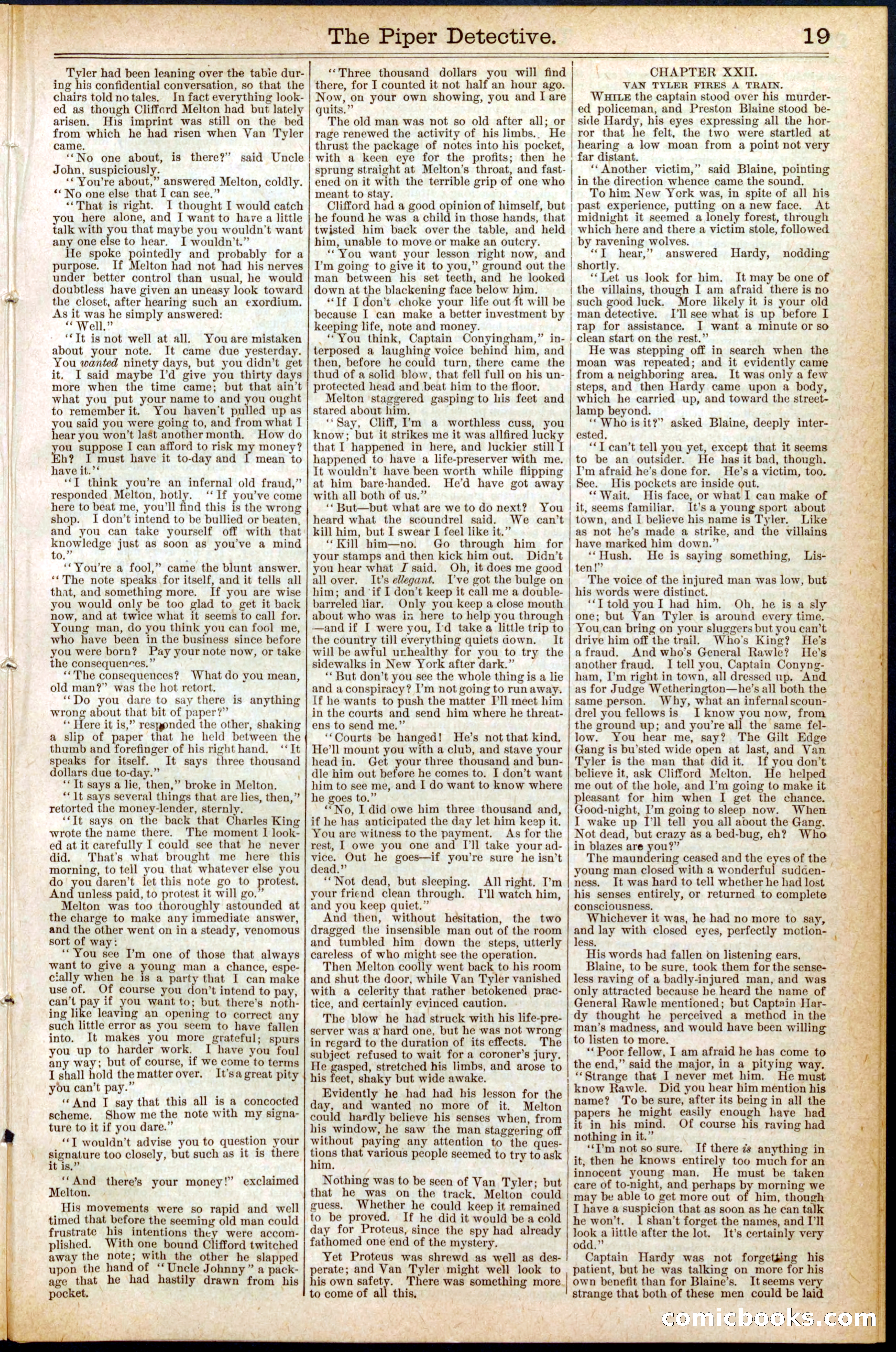 Beadle's New York Dime Library No. 396 — page 19 of 32