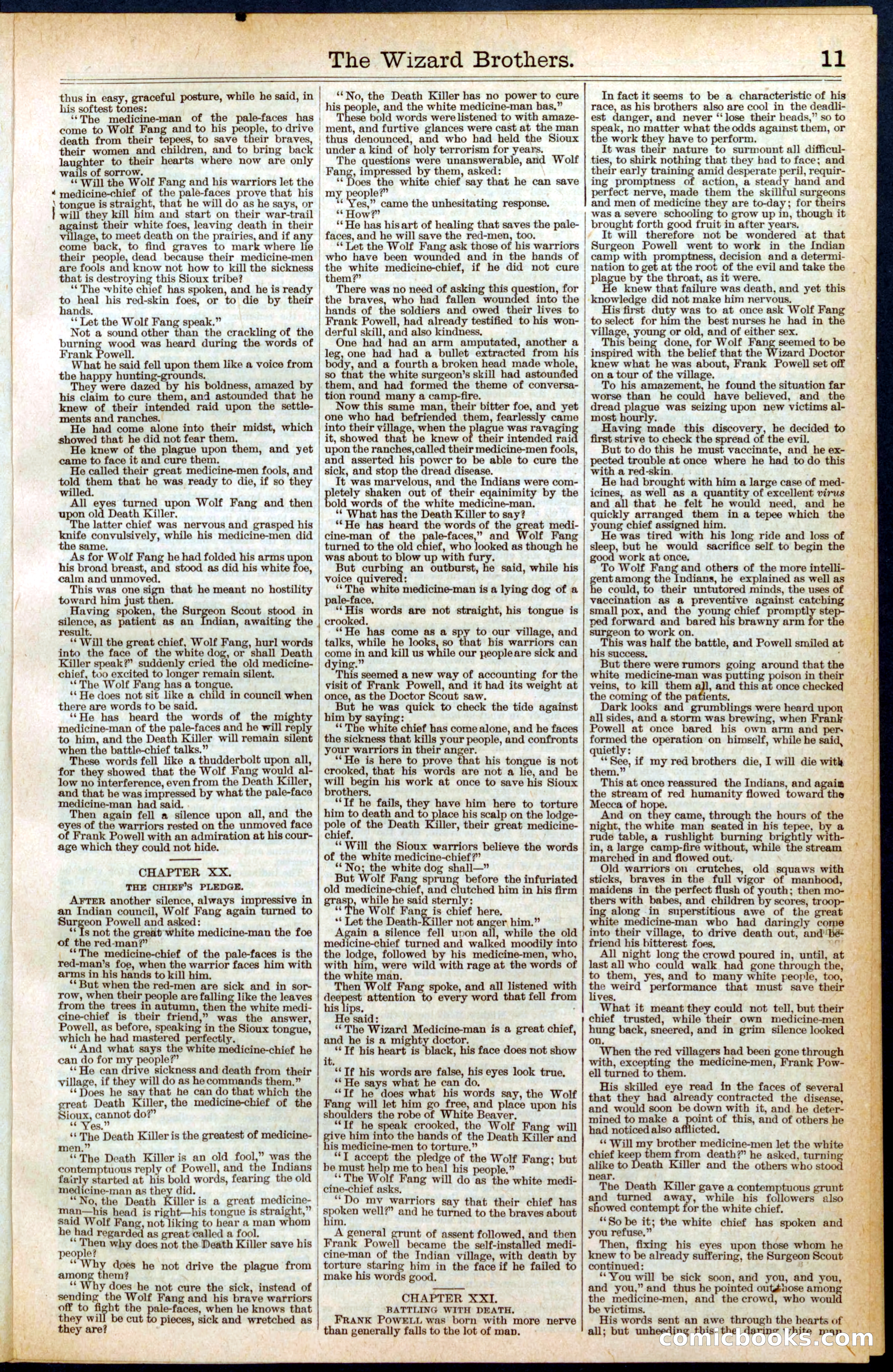 Beadle's New York Dime Library No. 397 — page 11 of 32