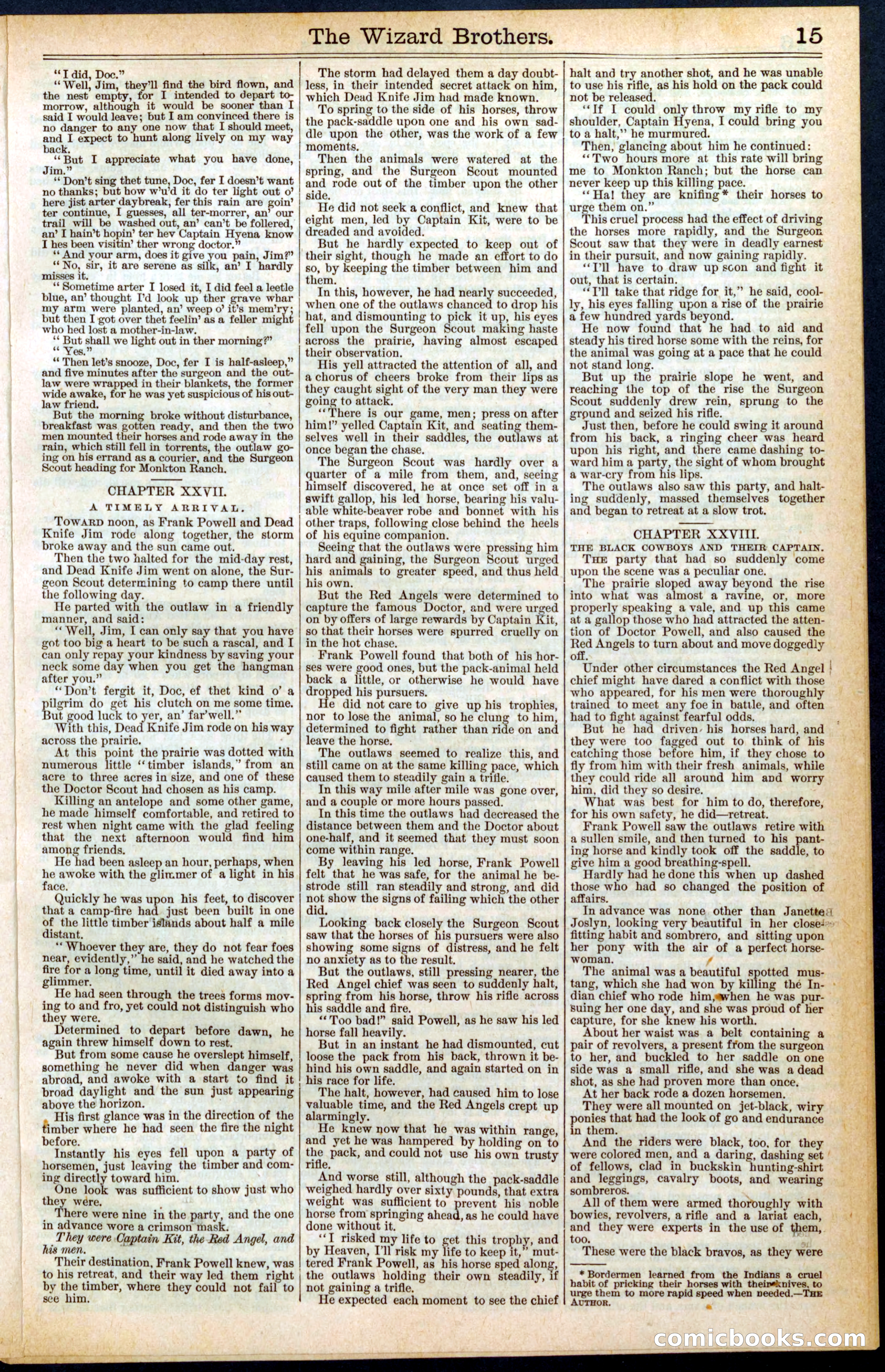 Beadle's New York Dime Library No. 397 — page 15 of 32