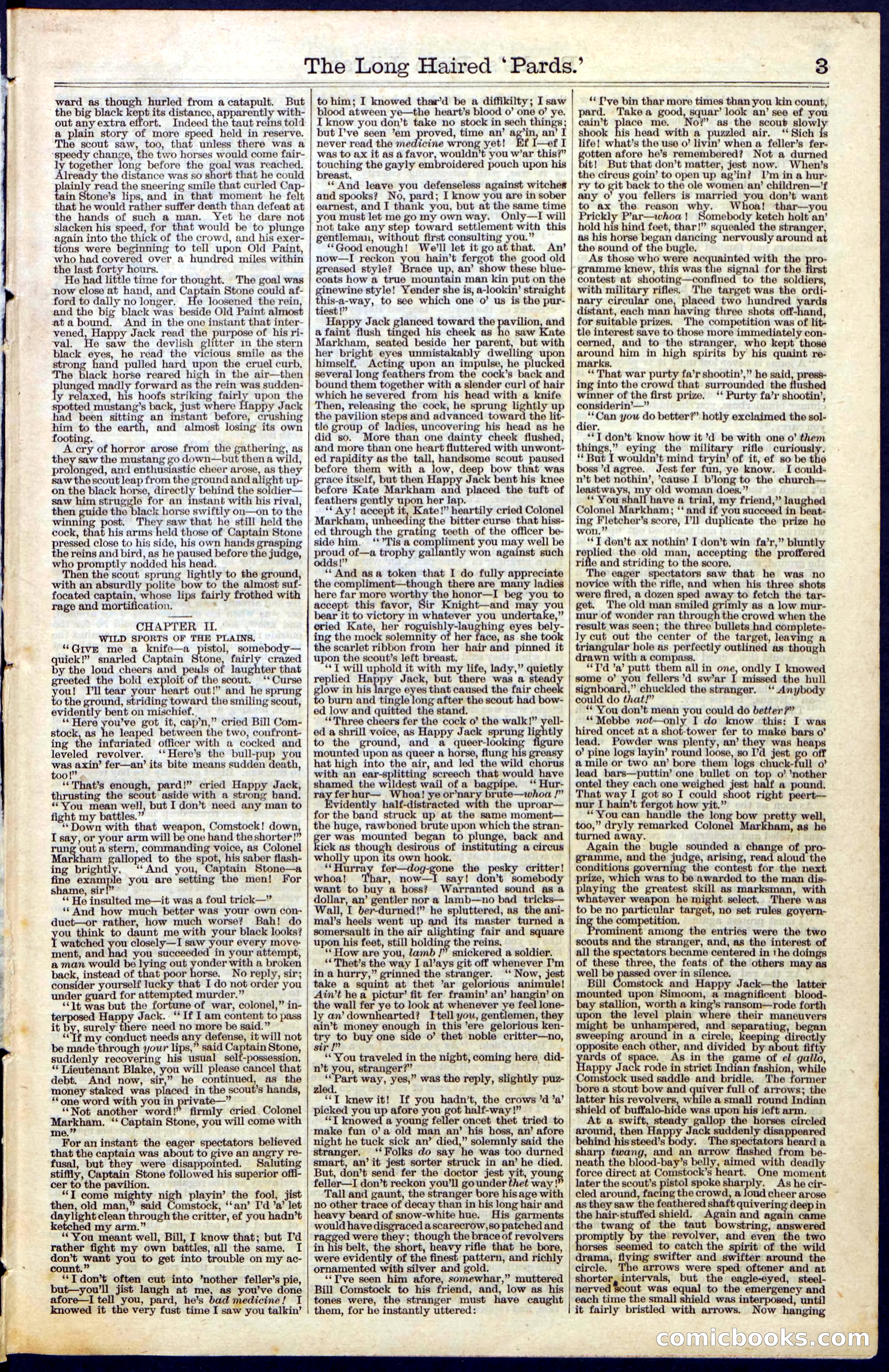 Beadle's New York Dime Library, No. 40 — page 3 of 32