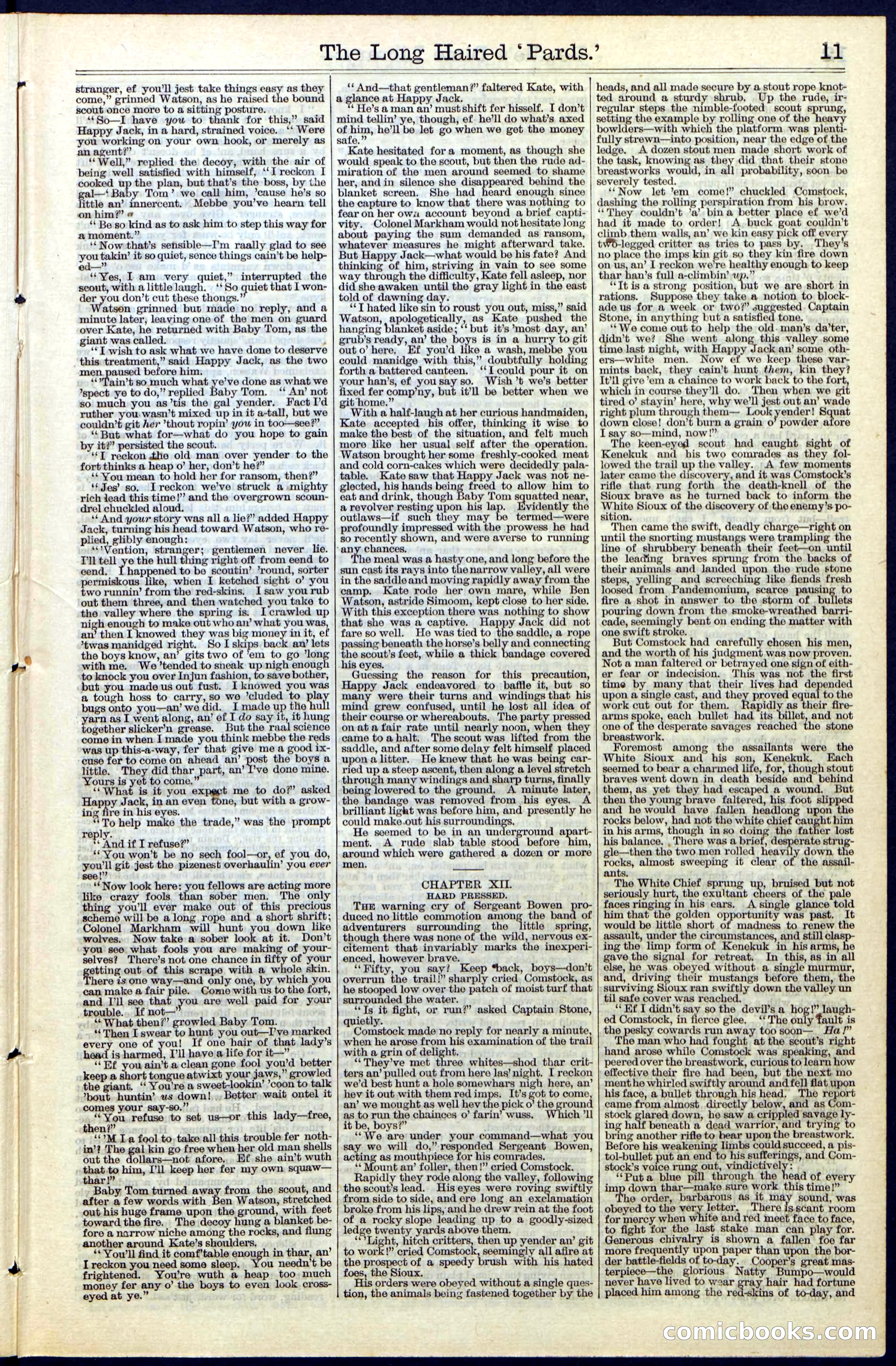 Beadle's New York Dime Library, No. 40 — page 11 of 32