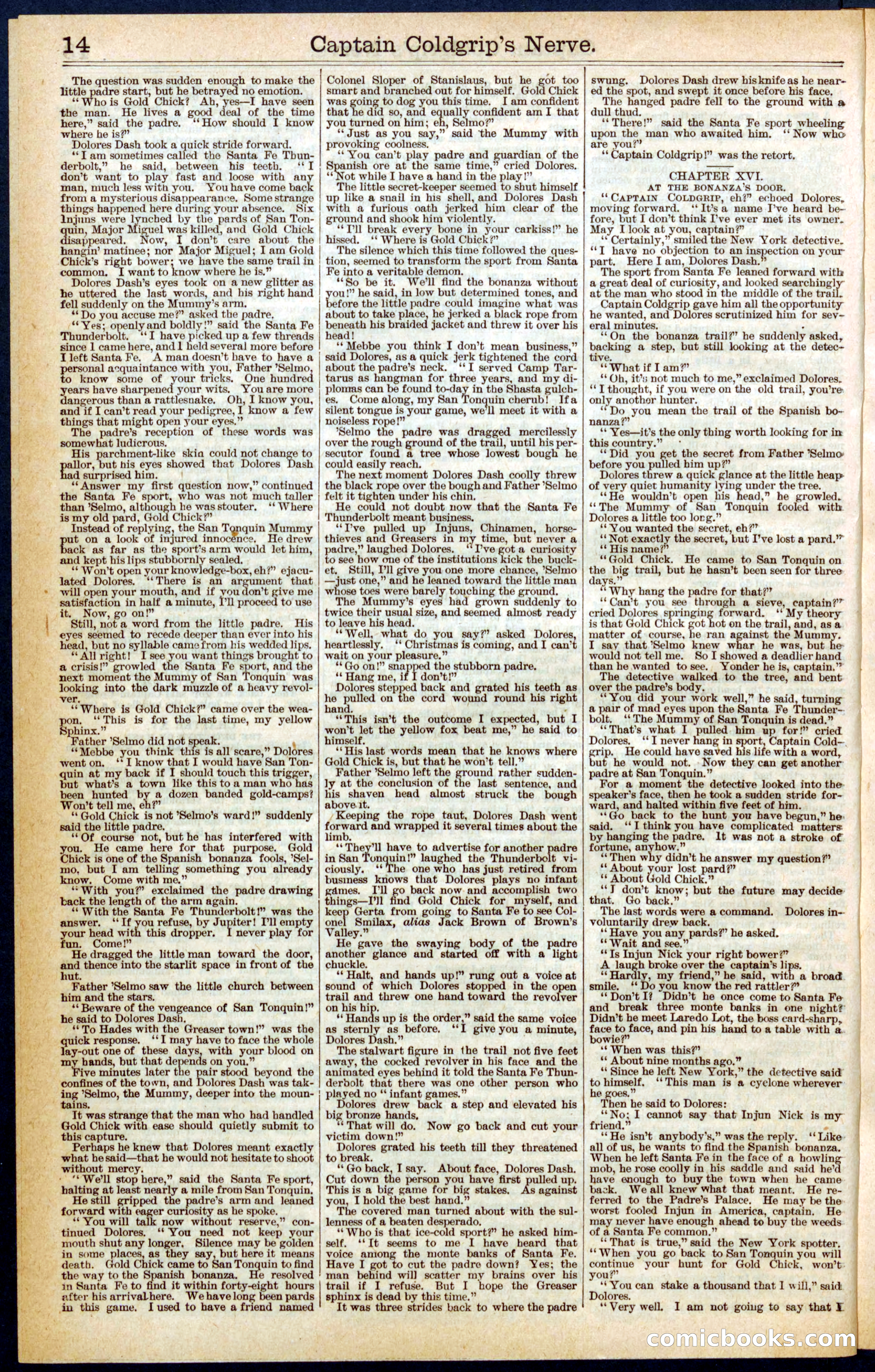 Beadle's Dime Library No. 407 — page 14 of 32