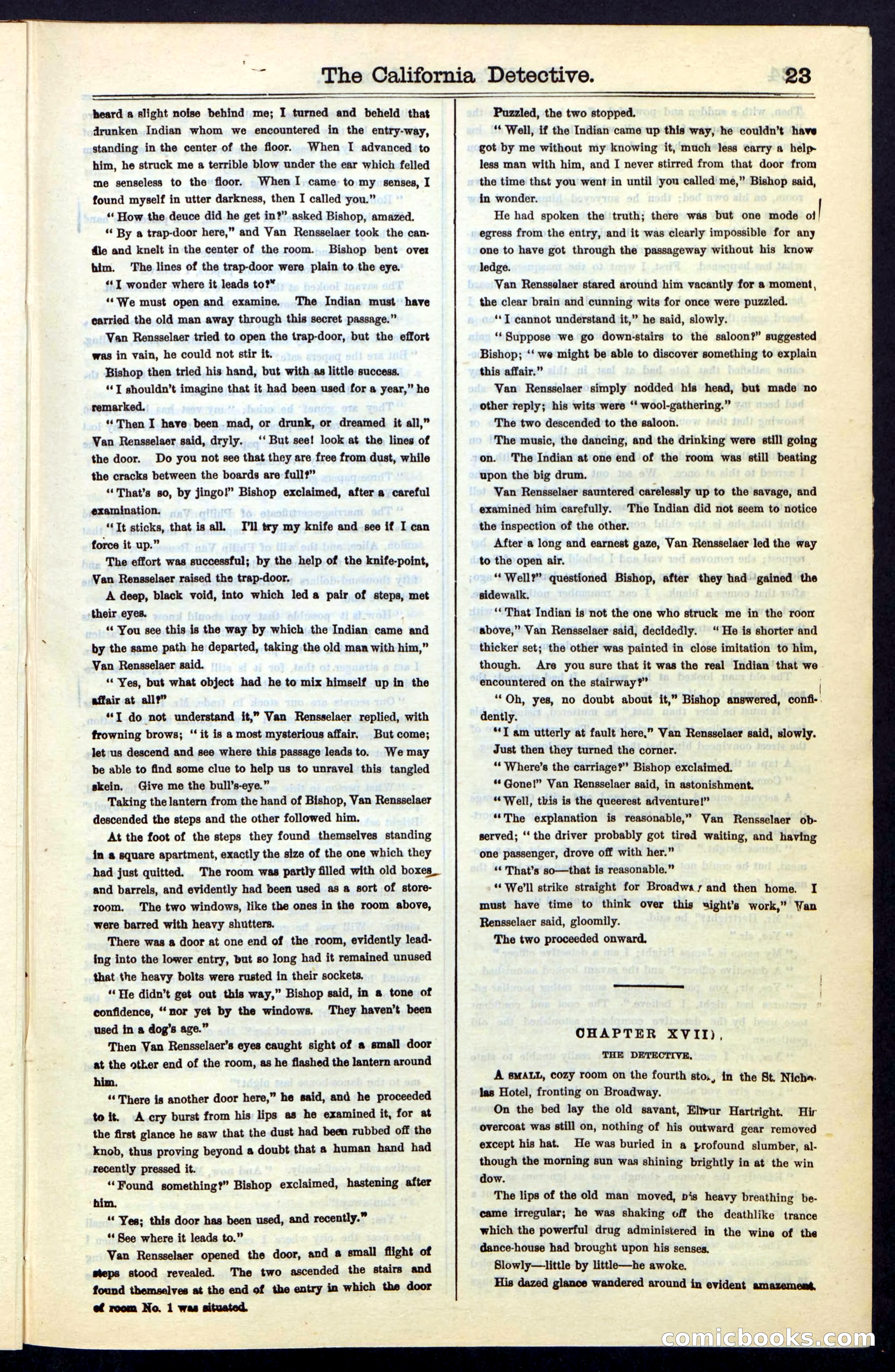 Beadle's Dime Library No. 42 — page 23 of 32