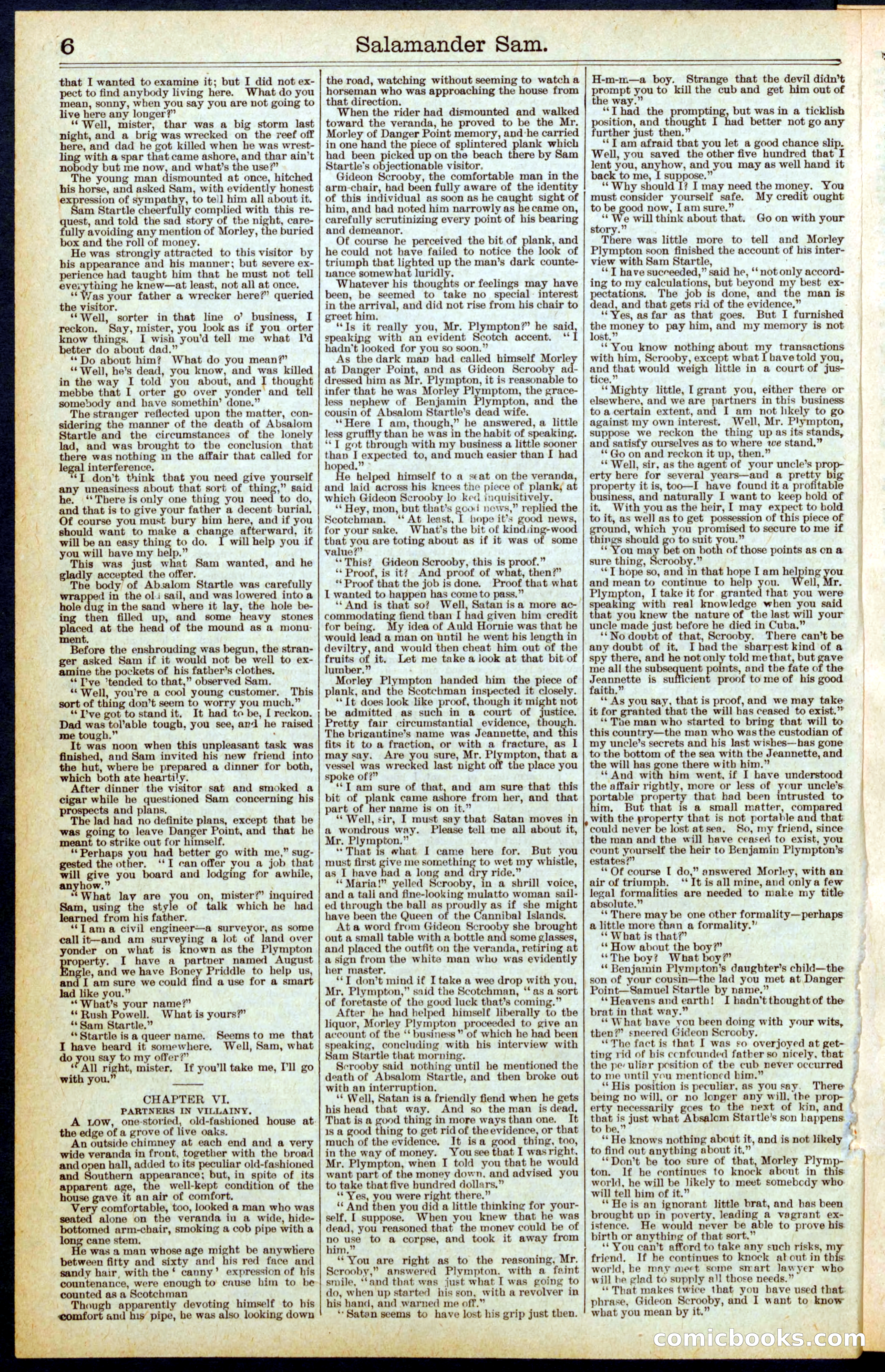 Beadle's New York Dime Library No. 439 — page 6 of 32