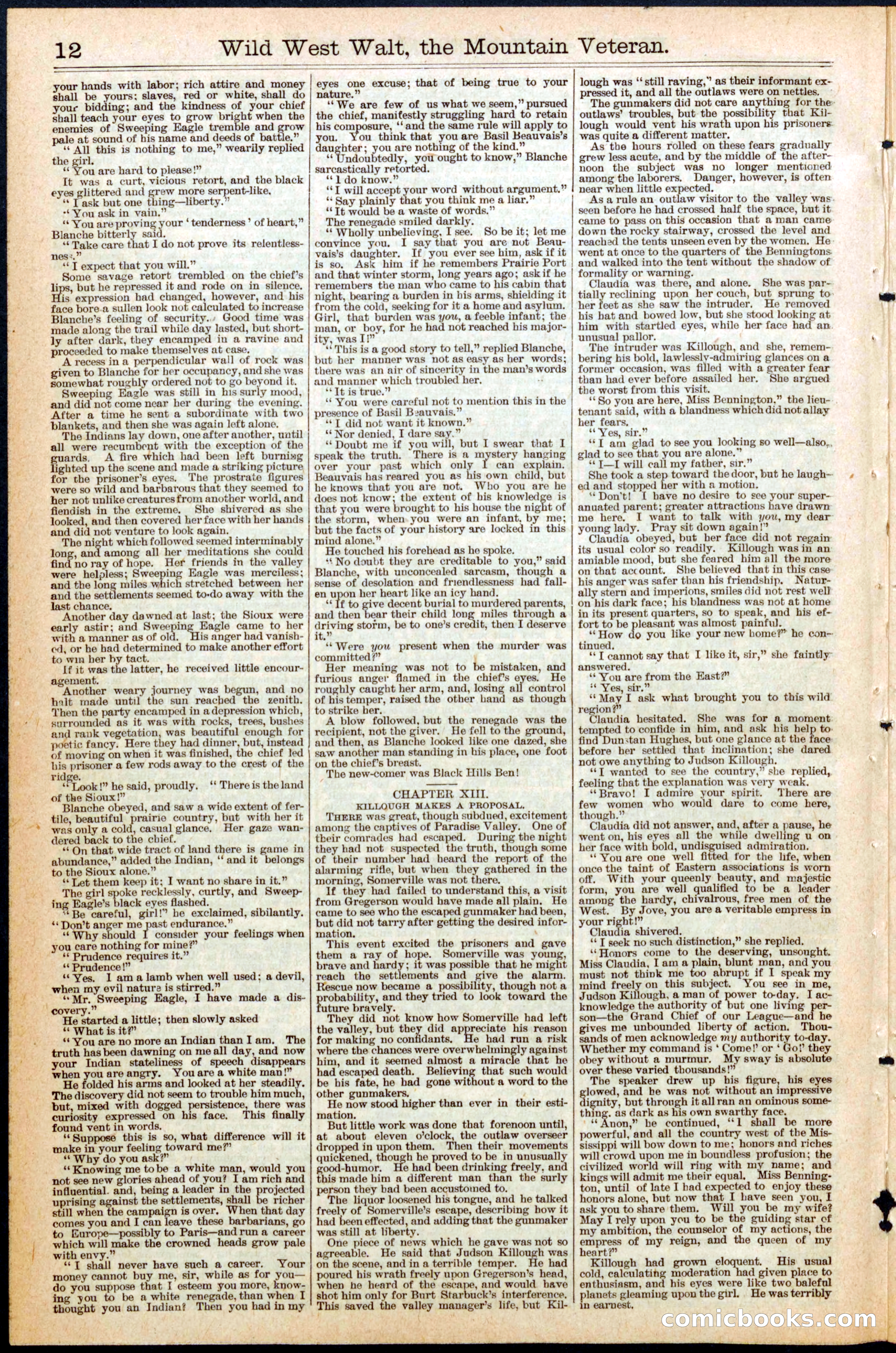 Beadle's Dime Library, No. 442 — page 12 of 32