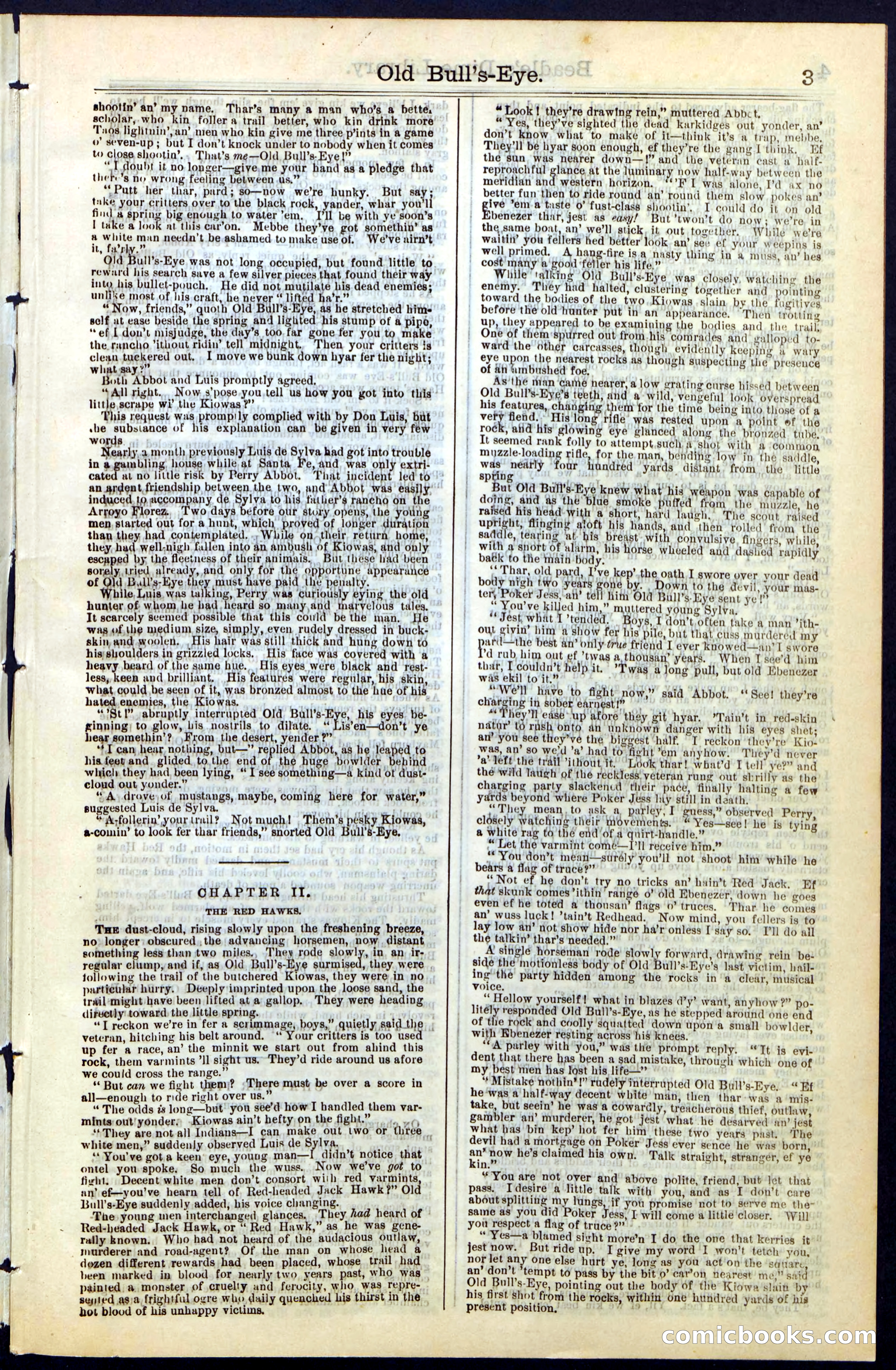 Beadle's Dime Library, Vol. IV, No. 45 — page 3 of 32