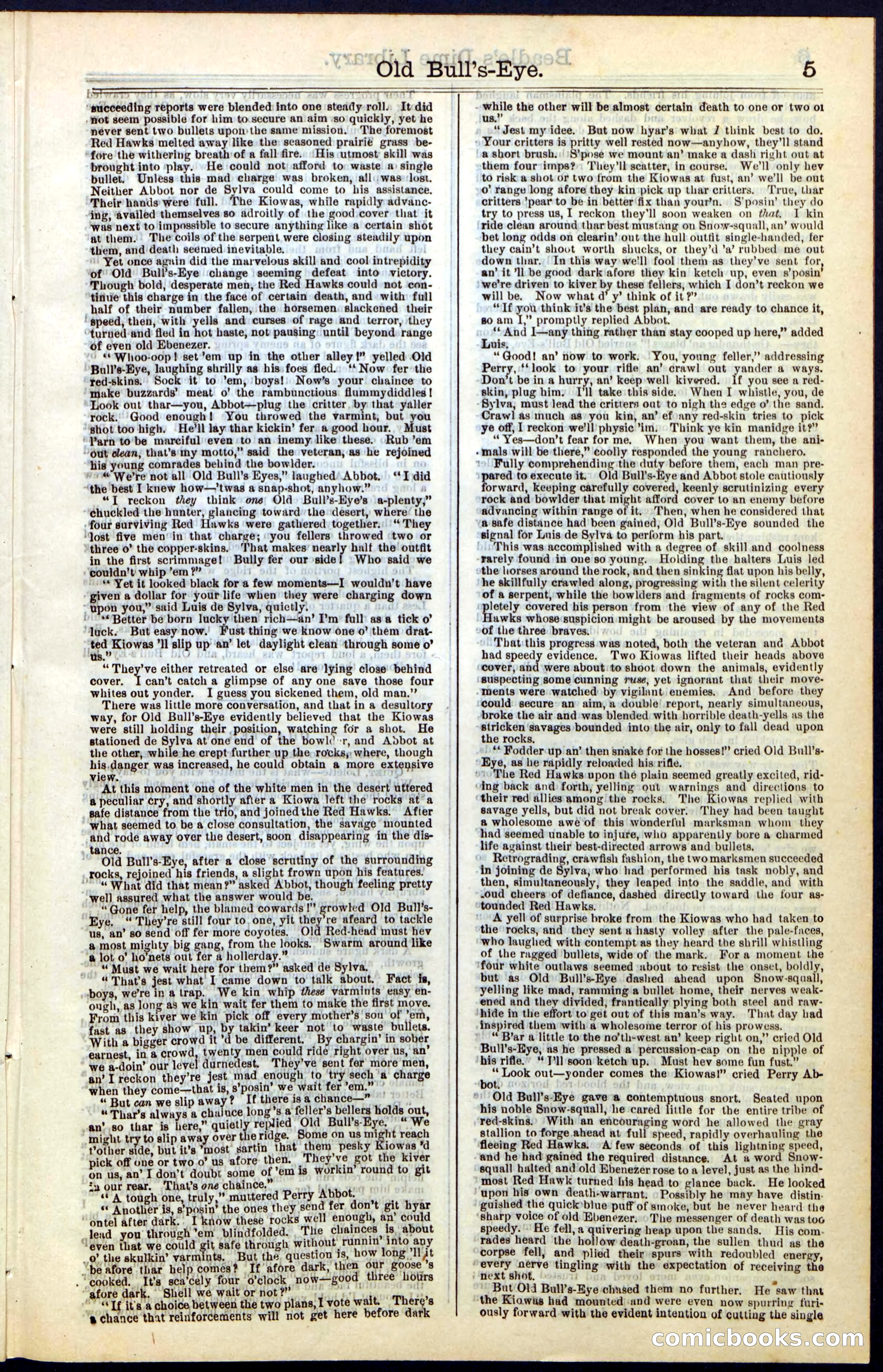 Beadle's Dime Library, Vol. IV, No. 45 — page 5 of 32