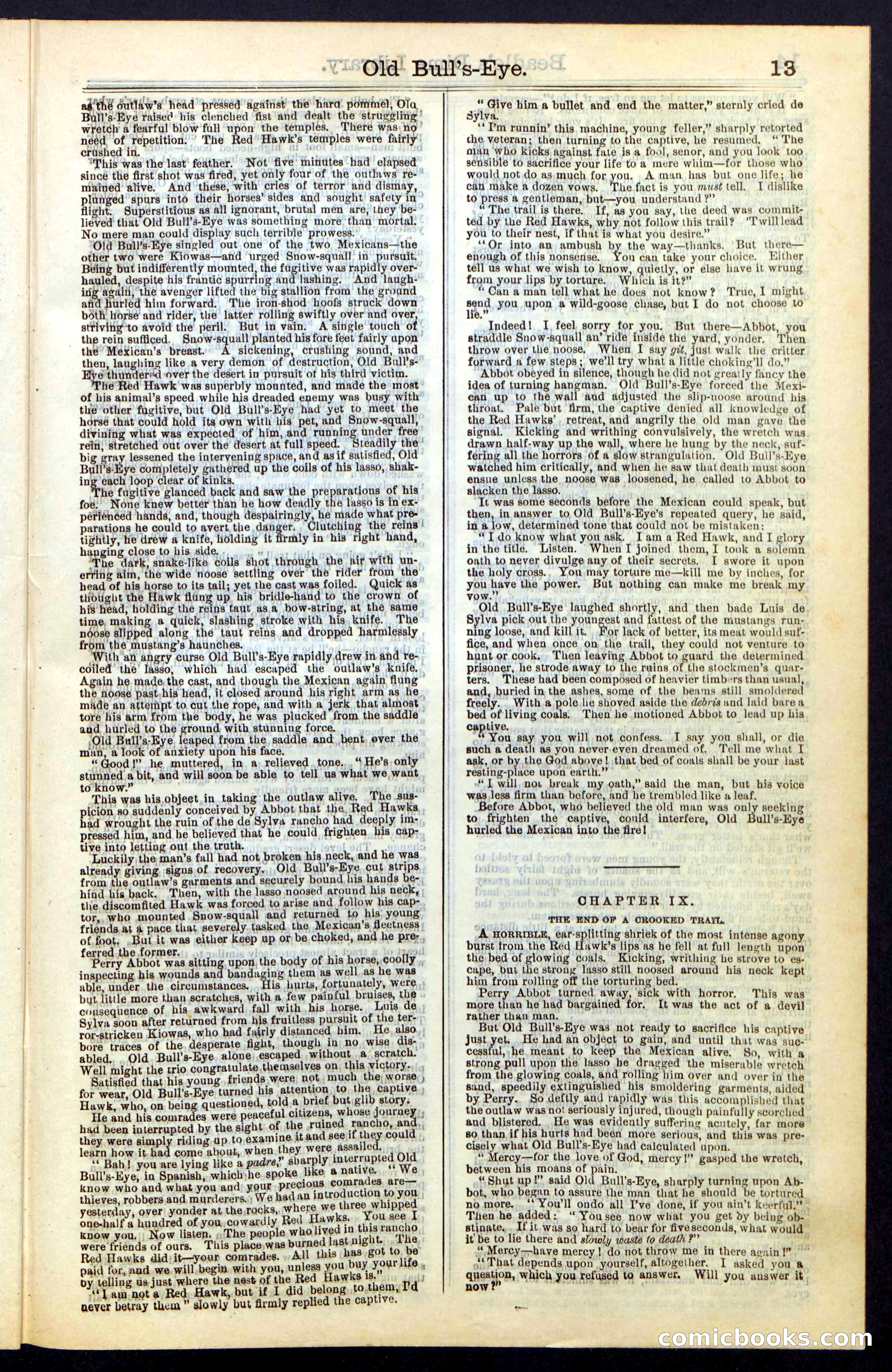 Beadle's Dime Library, Vol. IV, No. 45 — page 13 of 32