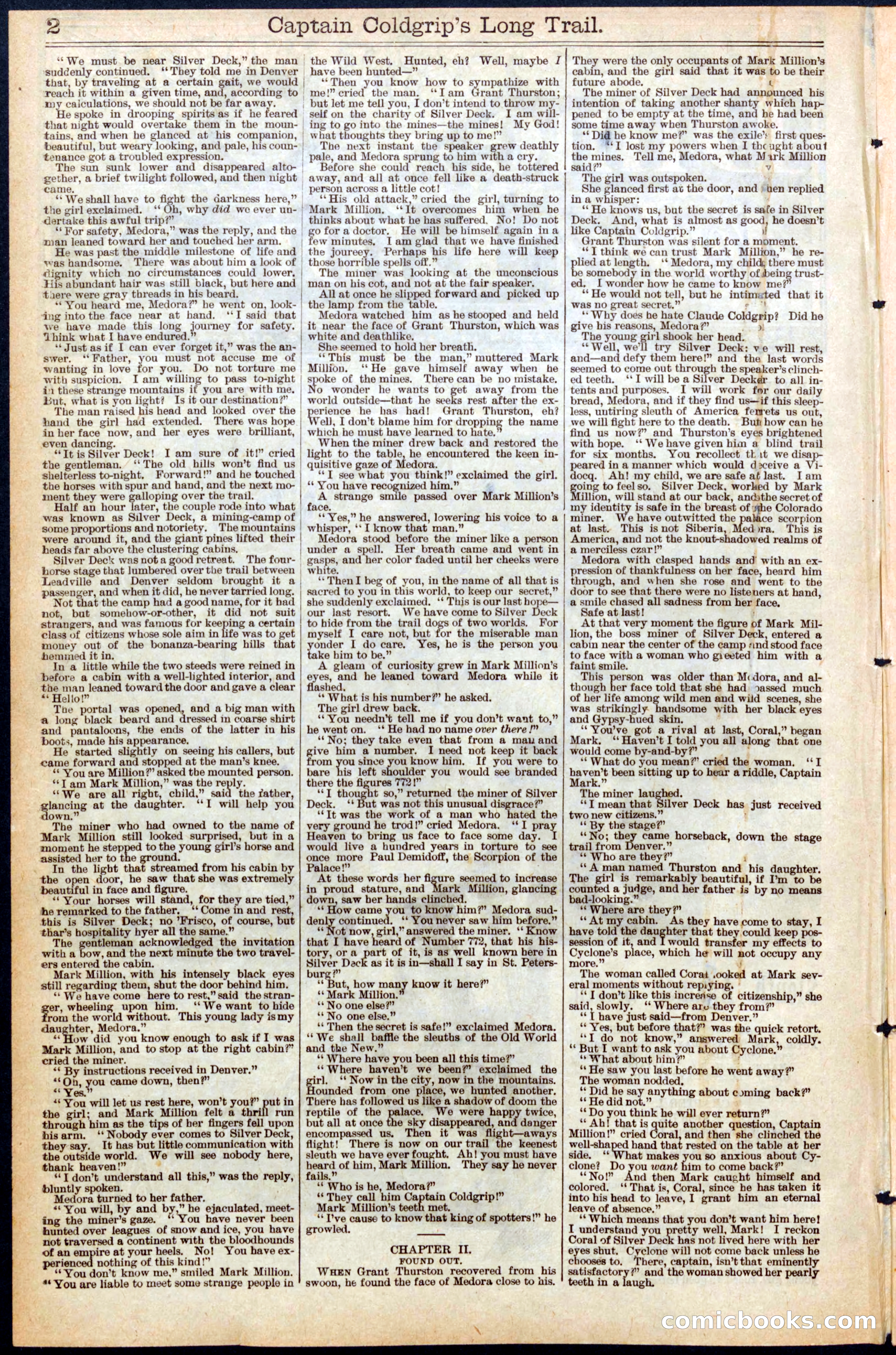 Beadle's New York Dime Library, No. 453 — page 2 of 32