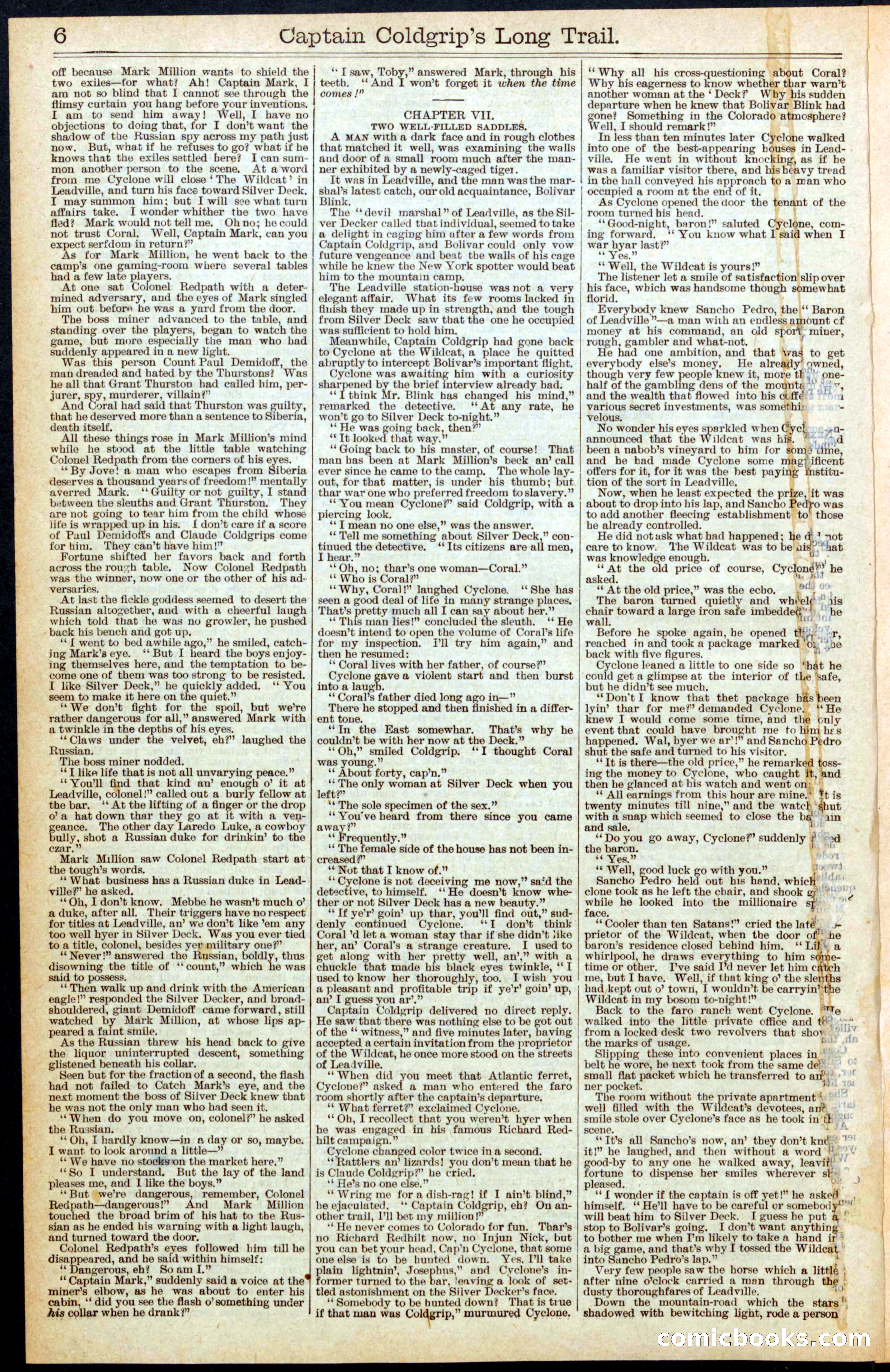 Beadle's New York Dime Library, No. 453 — page 6 of 32