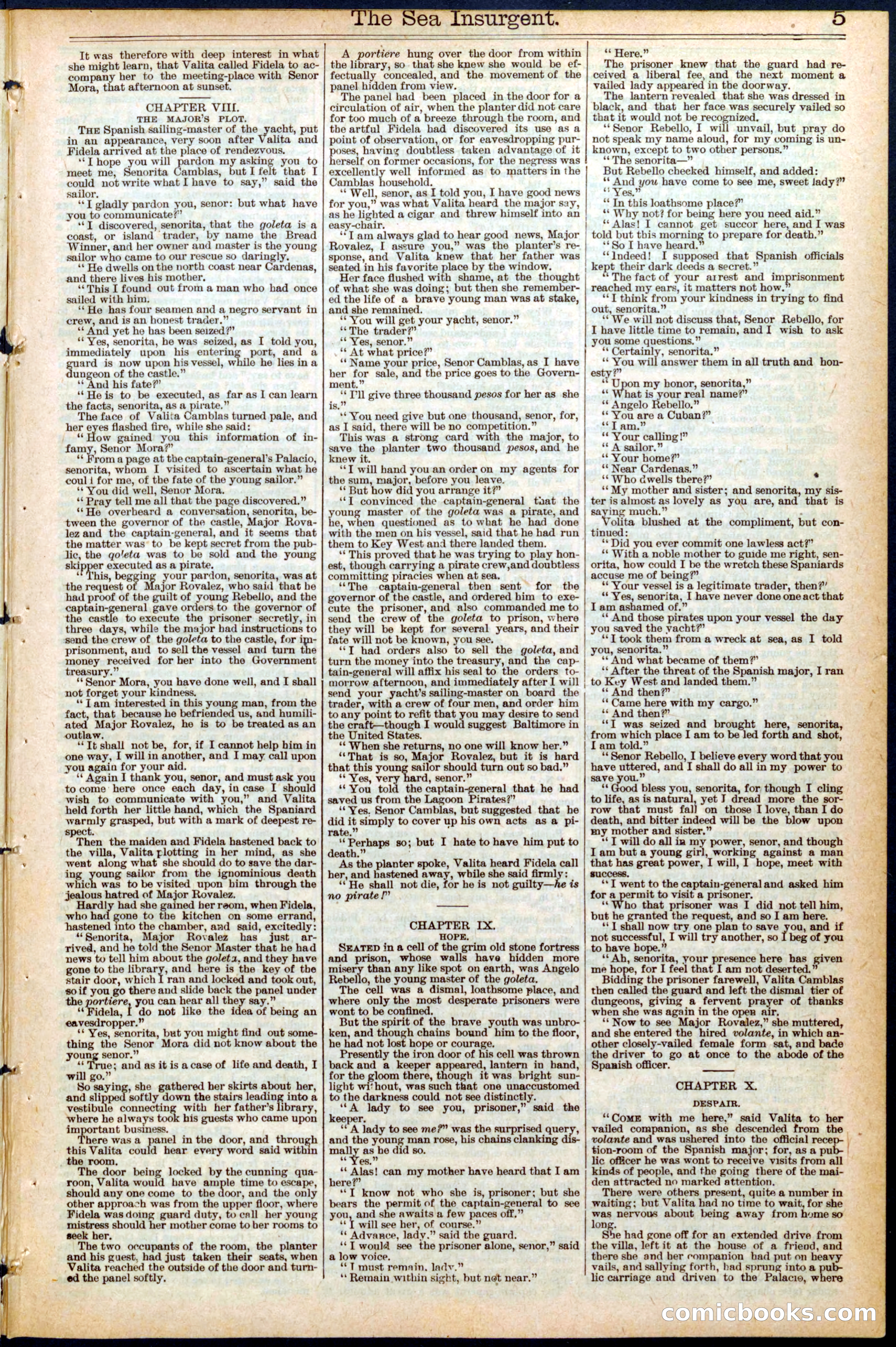 Beadle's New York Dime Library No. 457 — page 5 of 32