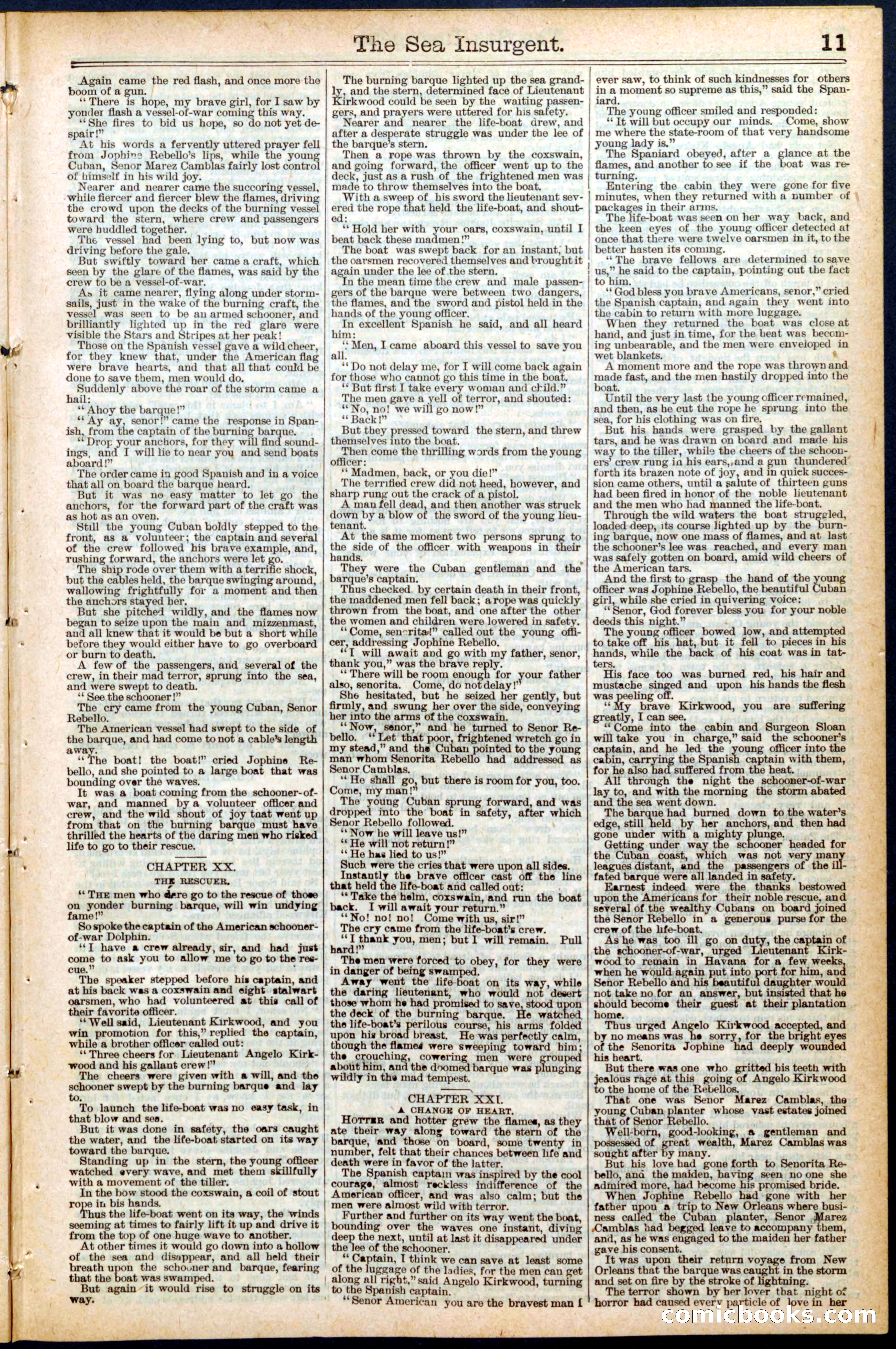 Beadle's New York Dime Library No. 457 — page 11 of 32