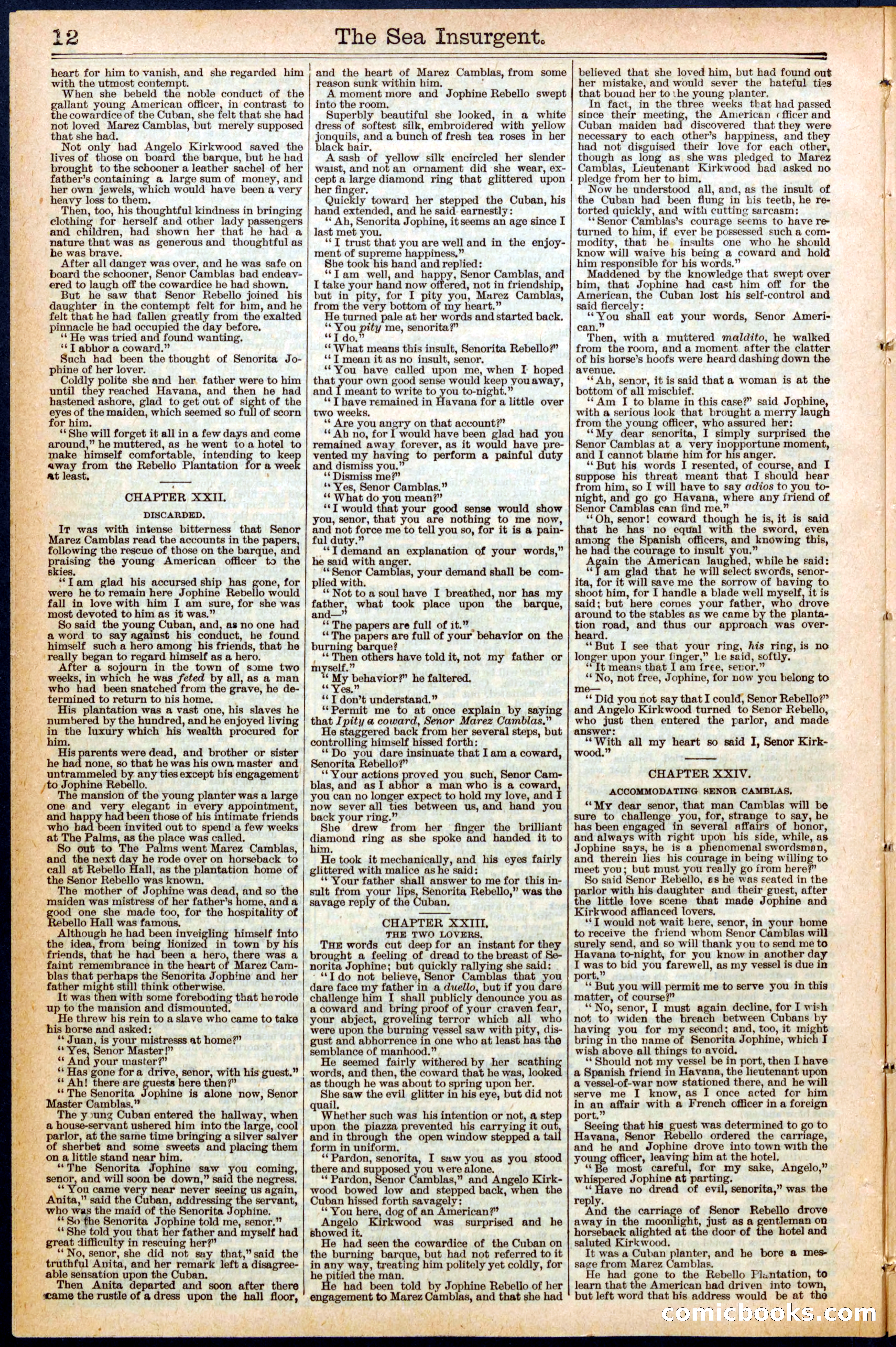 Beadle's New York Dime Library No. 457 — page 12 of 32