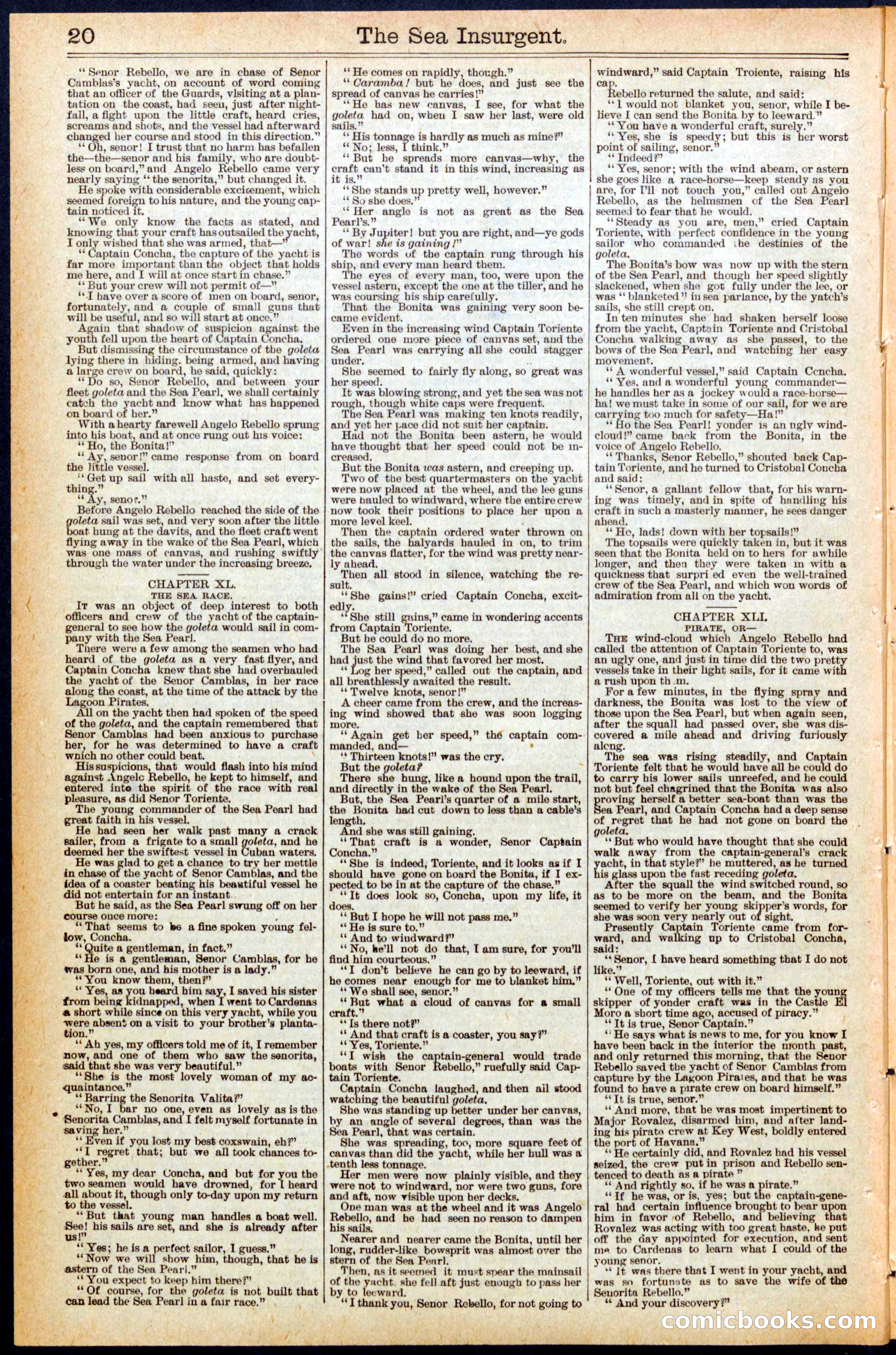 Beadle's New York Dime Library No. 457 — page 20 of 32