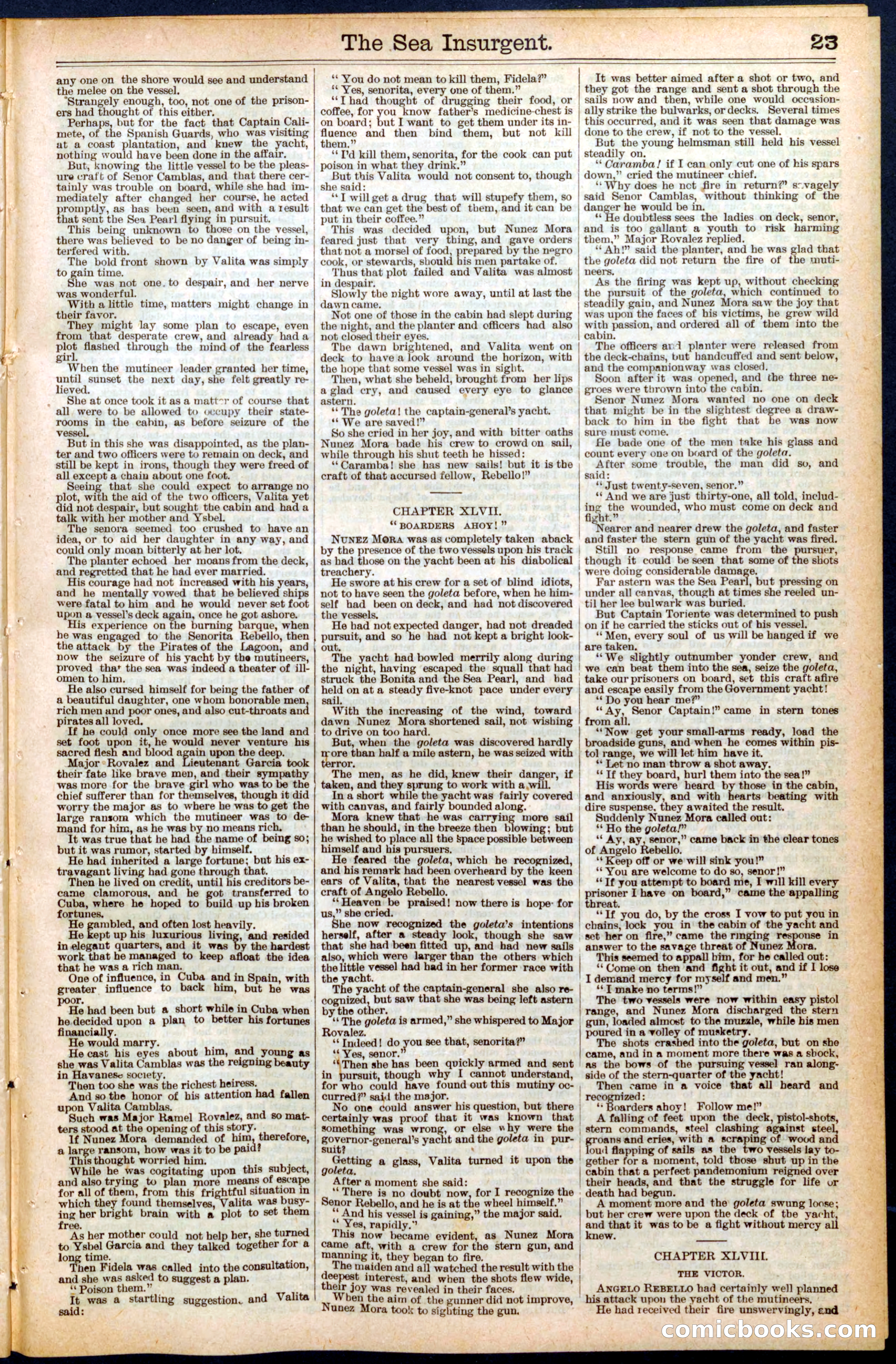 Beadle's New York Dime Library No. 457 — page 23 of 32