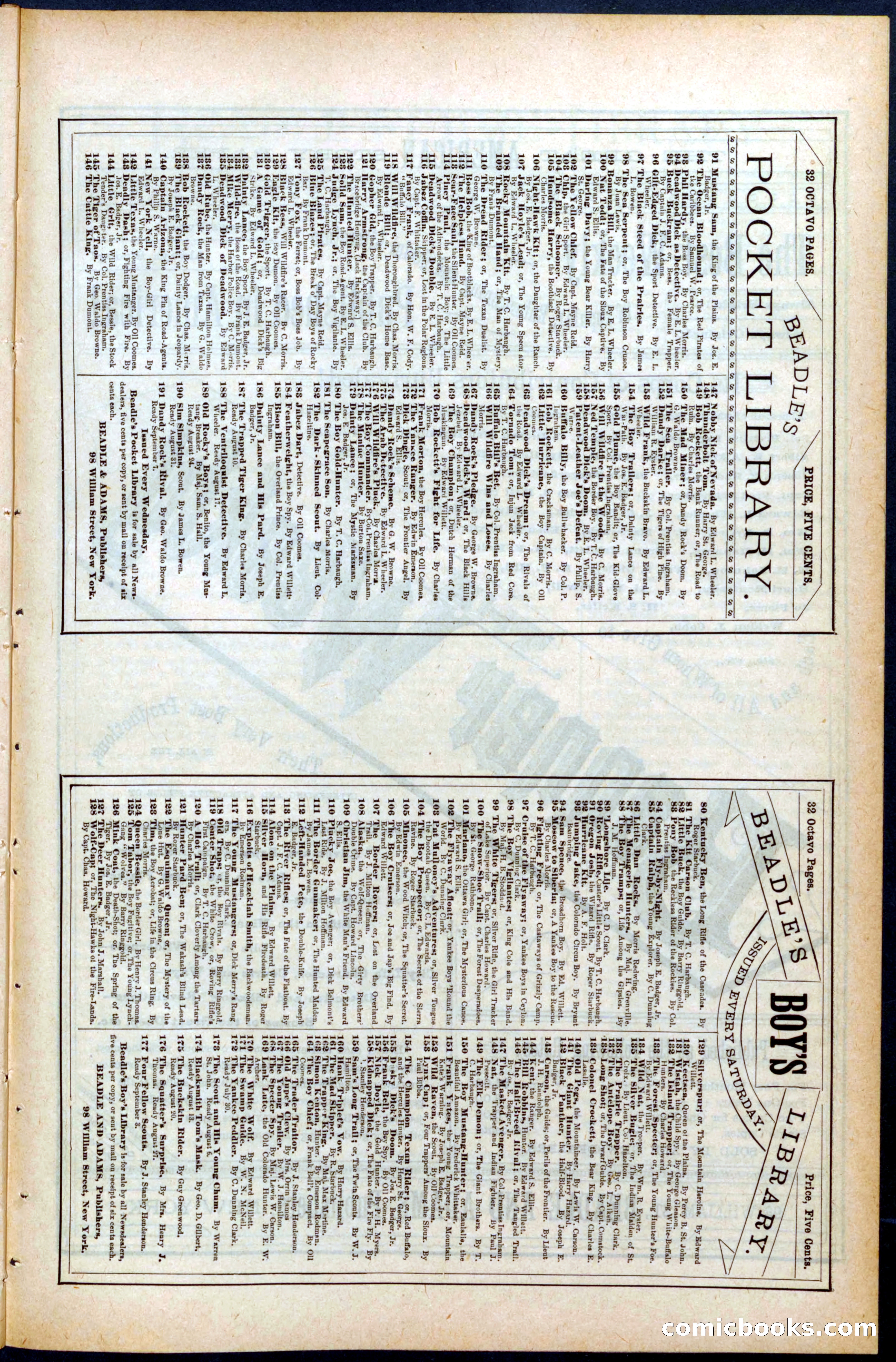 Beadle's New York Dime Library No. 457 — page 29 of 32