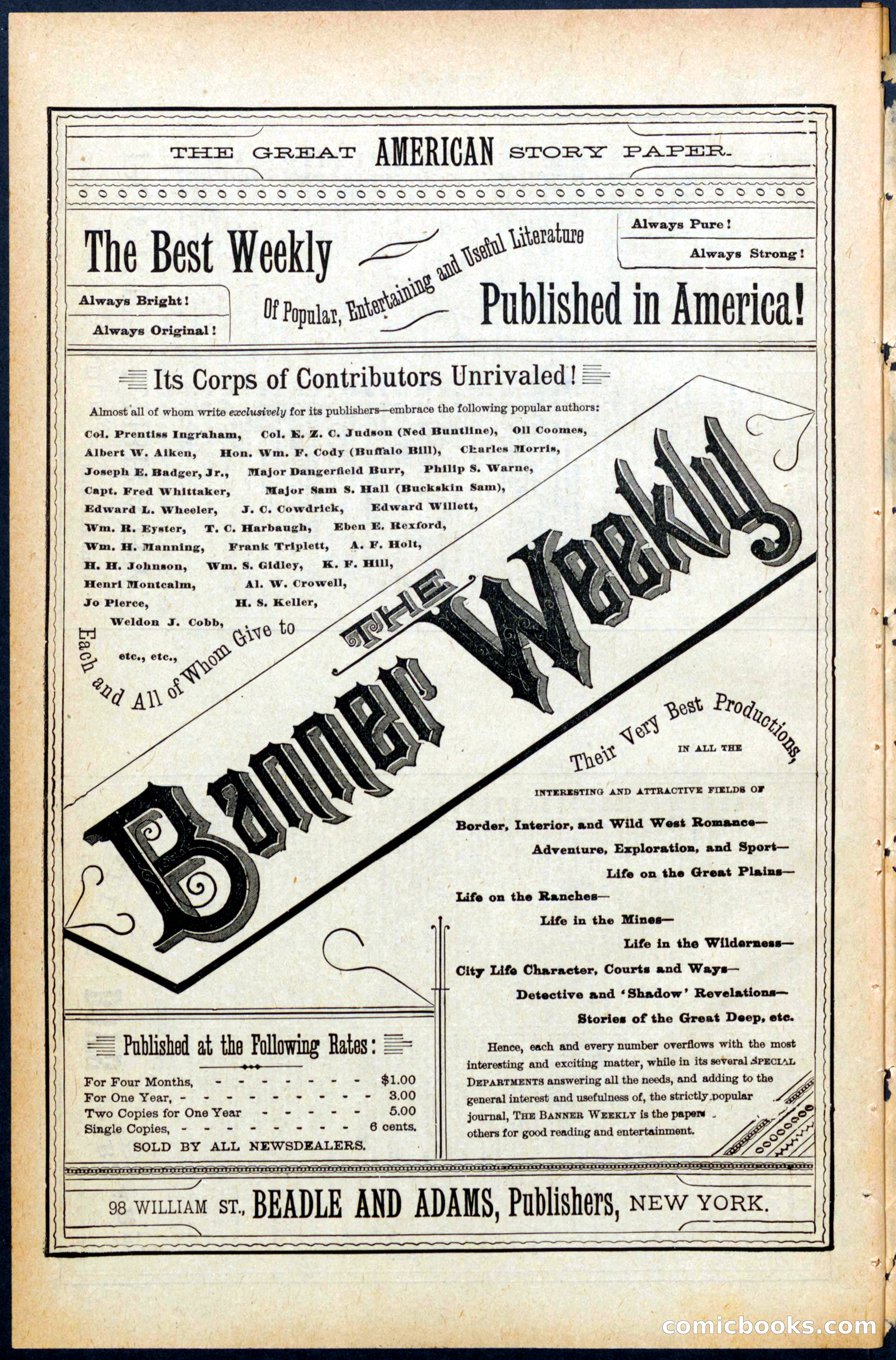 Beadle's New York Dime Library No. 457 — page 30 of 32