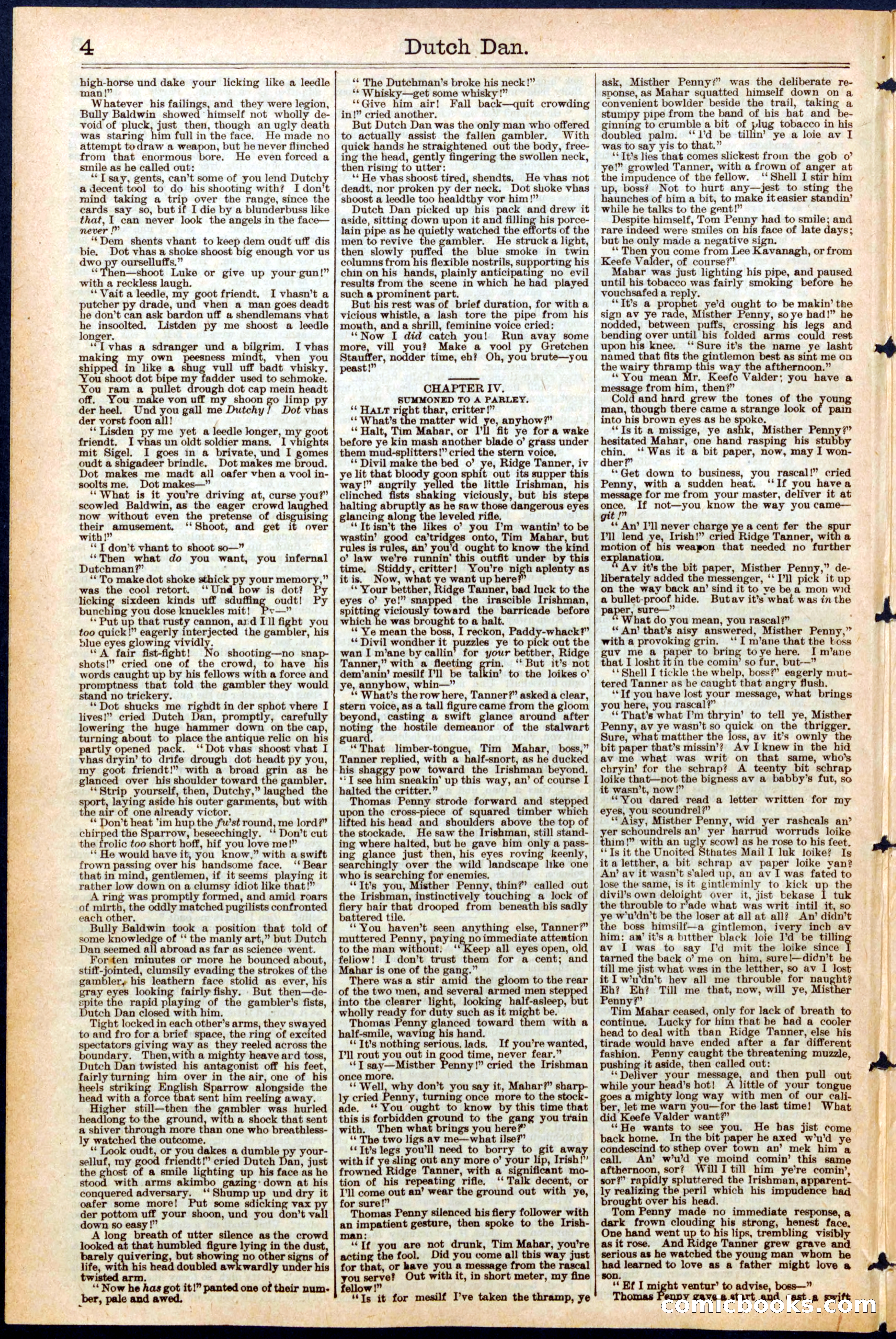 Beadle's Dime Library No. 458 — page 4 of 32