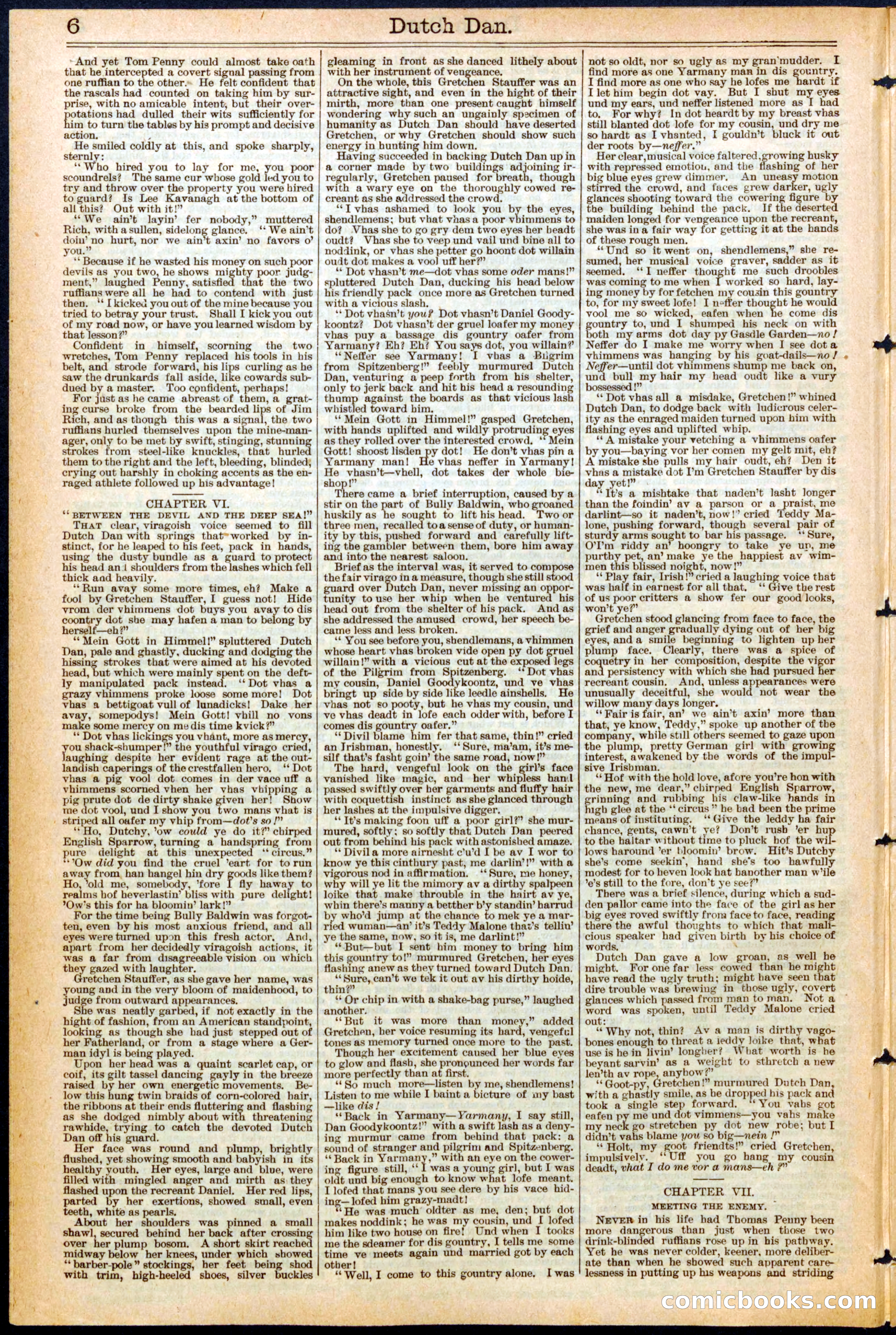 Beadle's Dime Library No. 458 — page 6 of 32