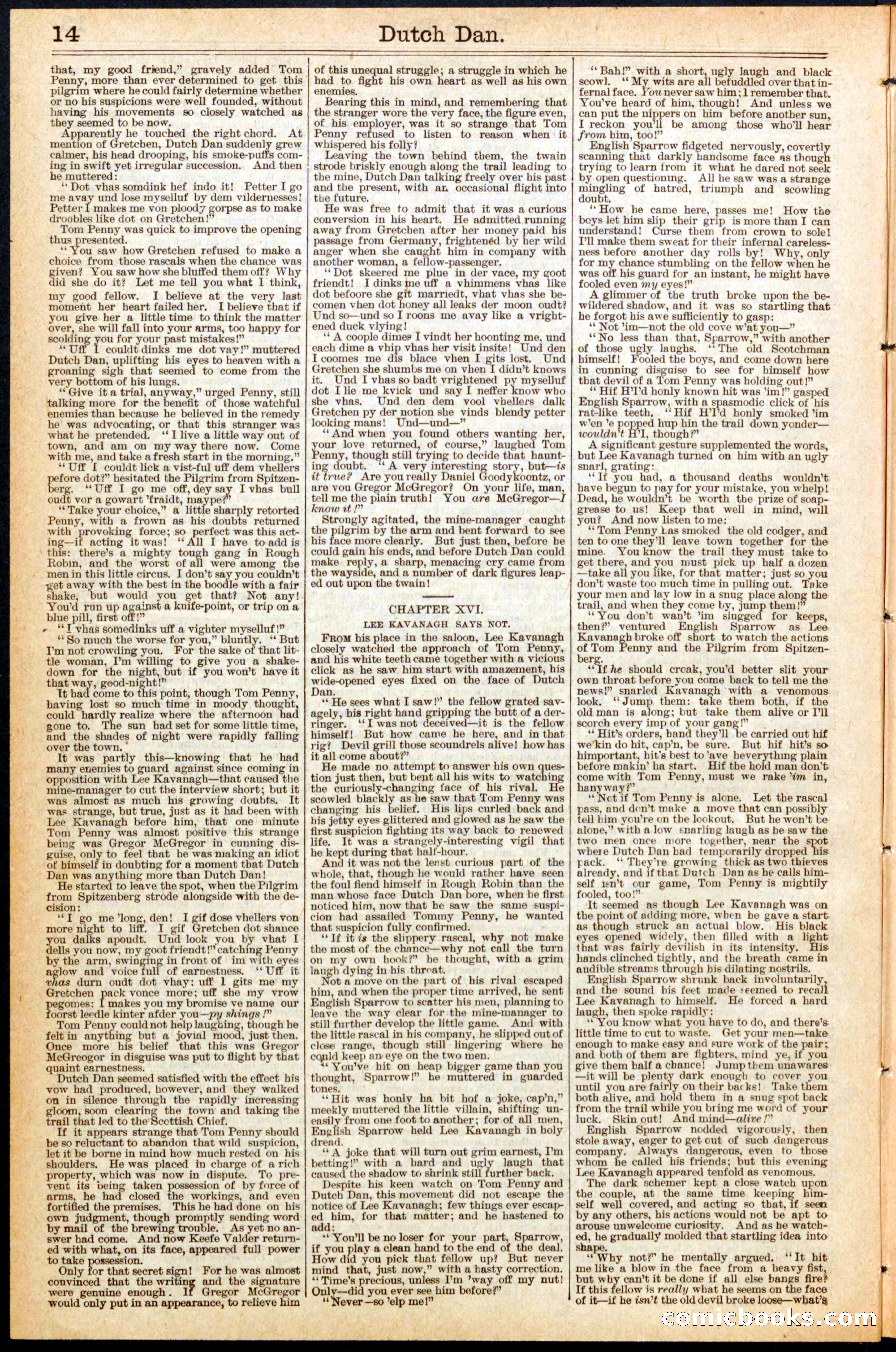 Beadle's Dime Library No. 458 — page 14 of 32