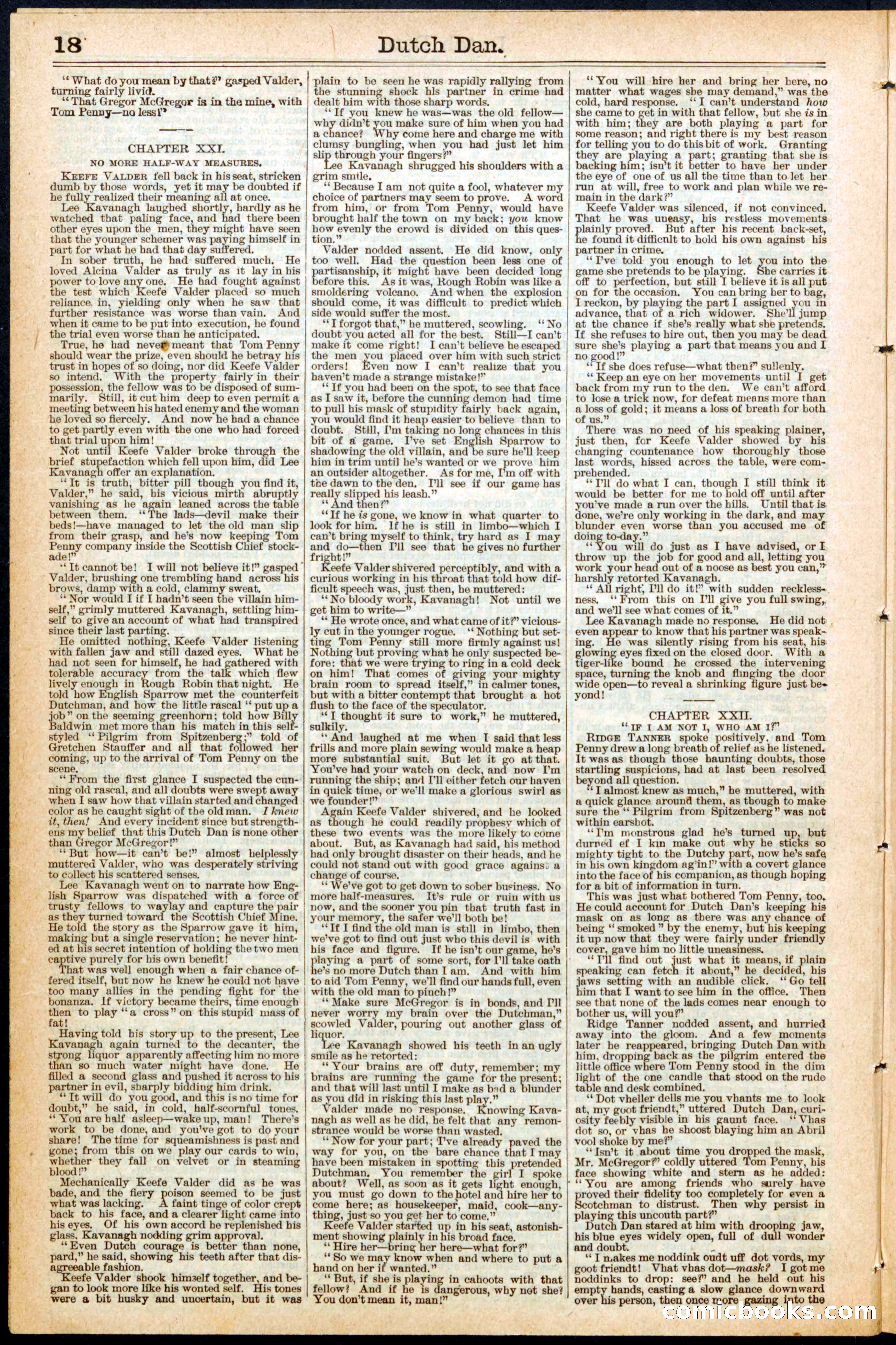 Beadle's Dime Library No. 458 — page 18 of 32