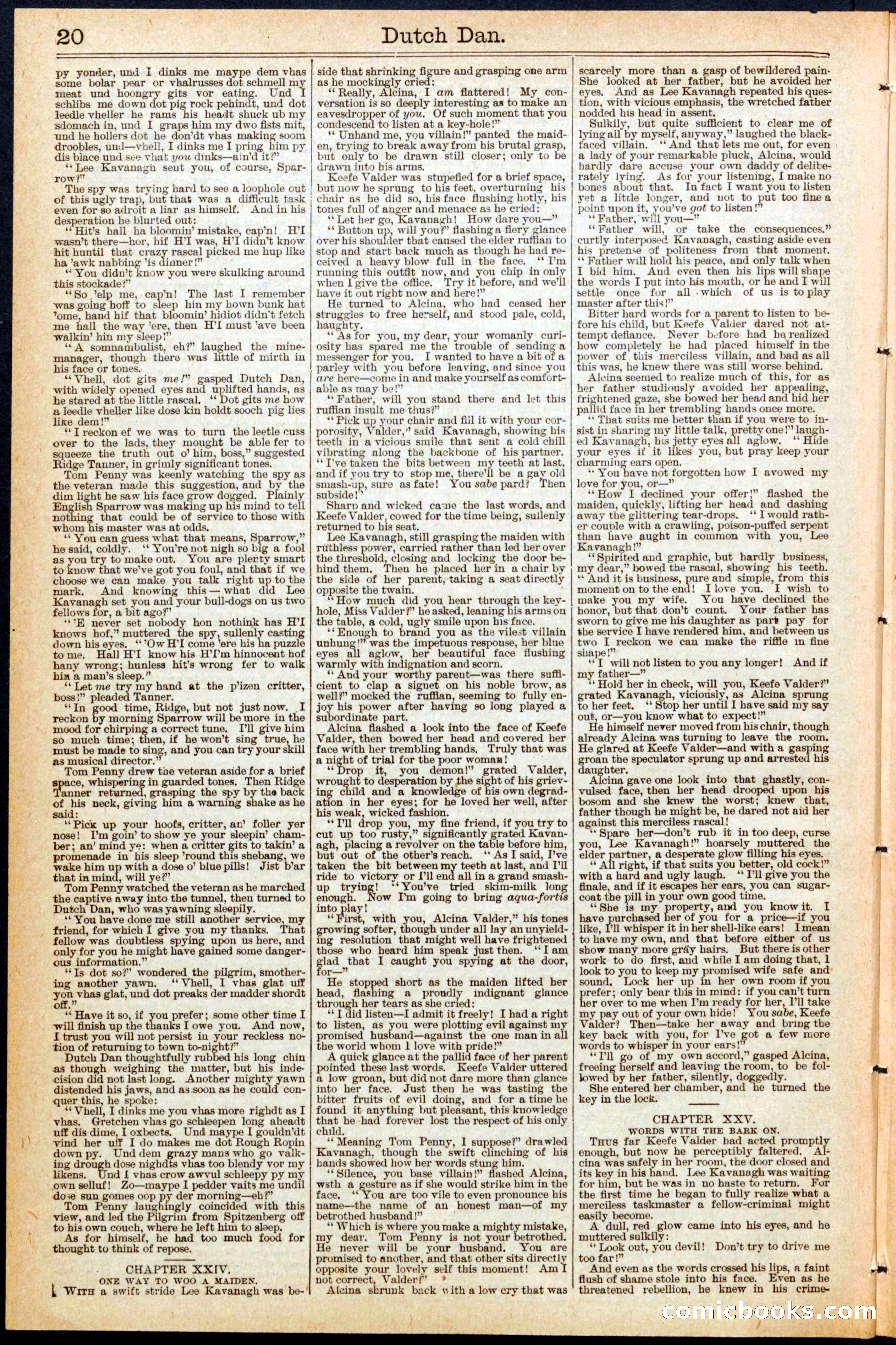 Beadle's Dime Library No. 458 — page 20 of 32