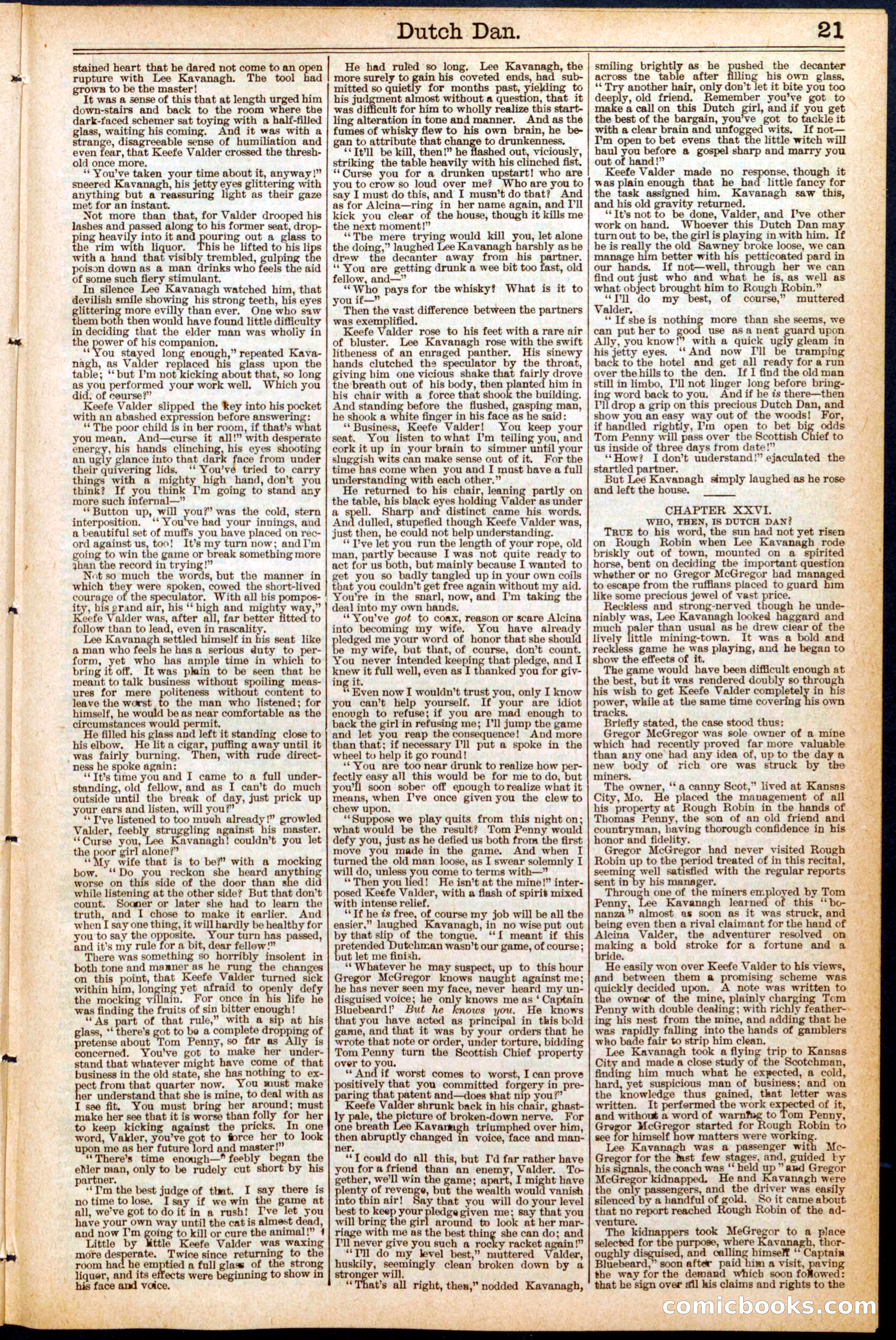 Beadle's Dime Library No. 458 — page 21 of 32