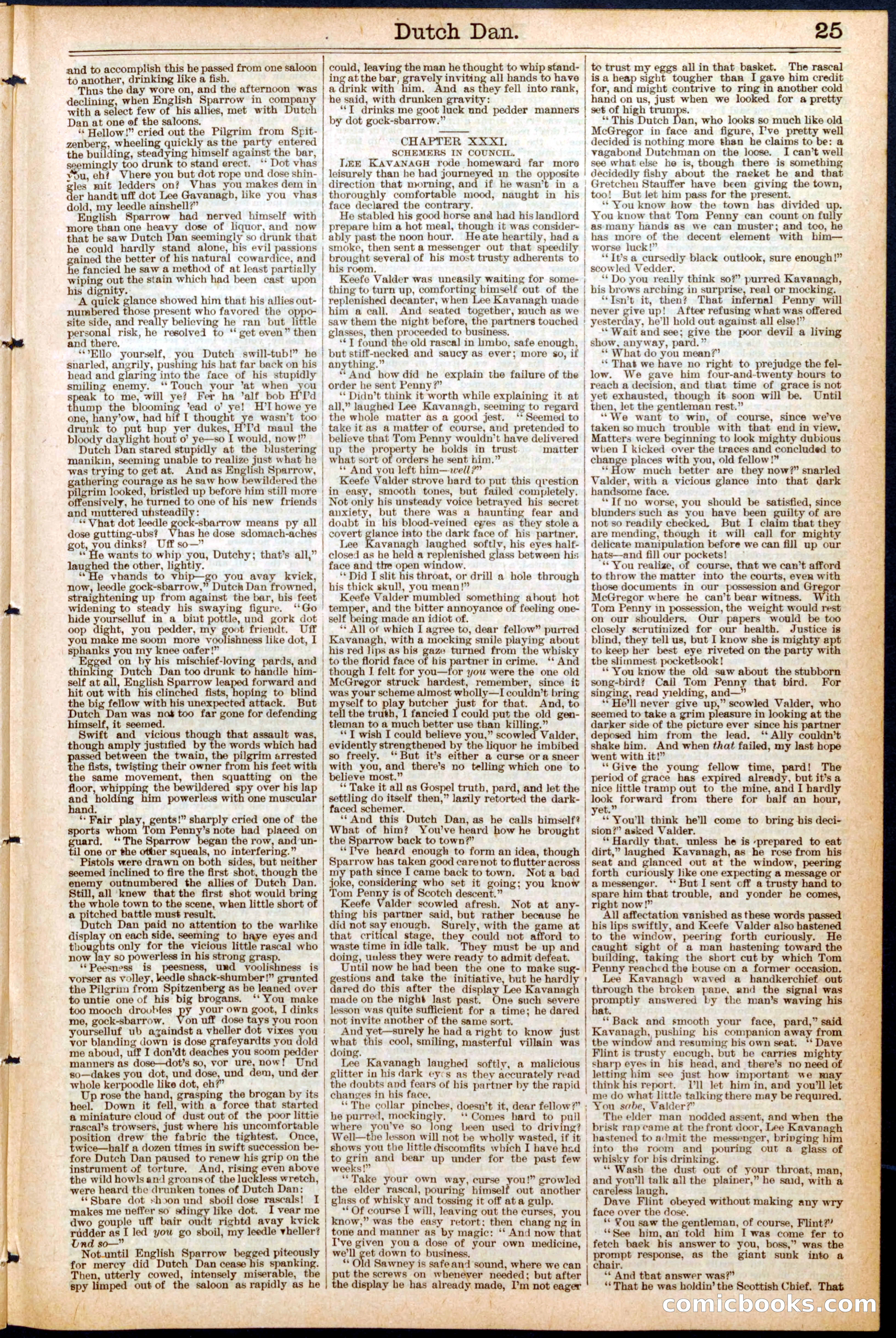 Beadle's Dime Library No. 458 — page 25 of 32