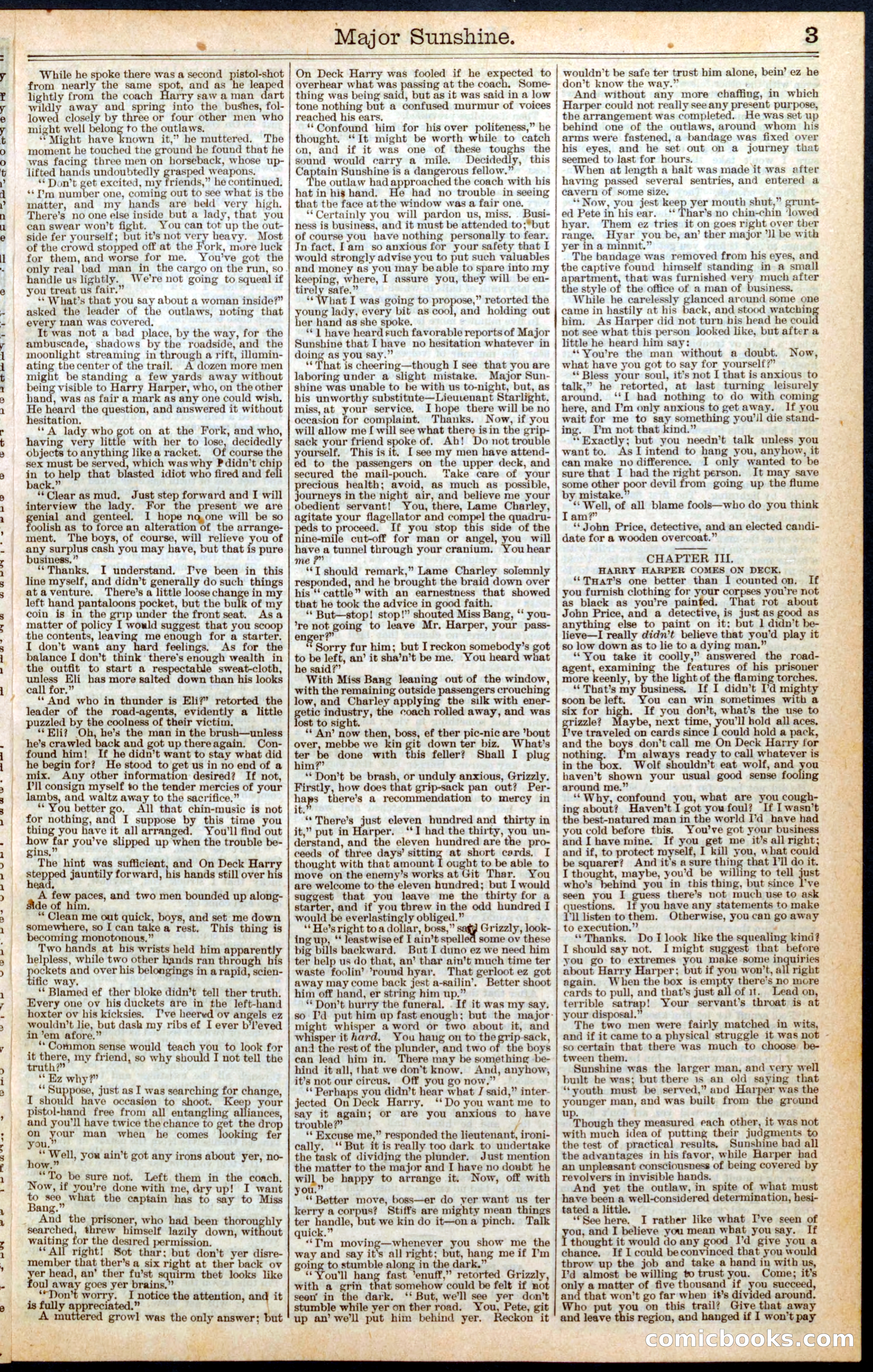 Beadle's New York Dime Library, No. 459 — page 3 of 32