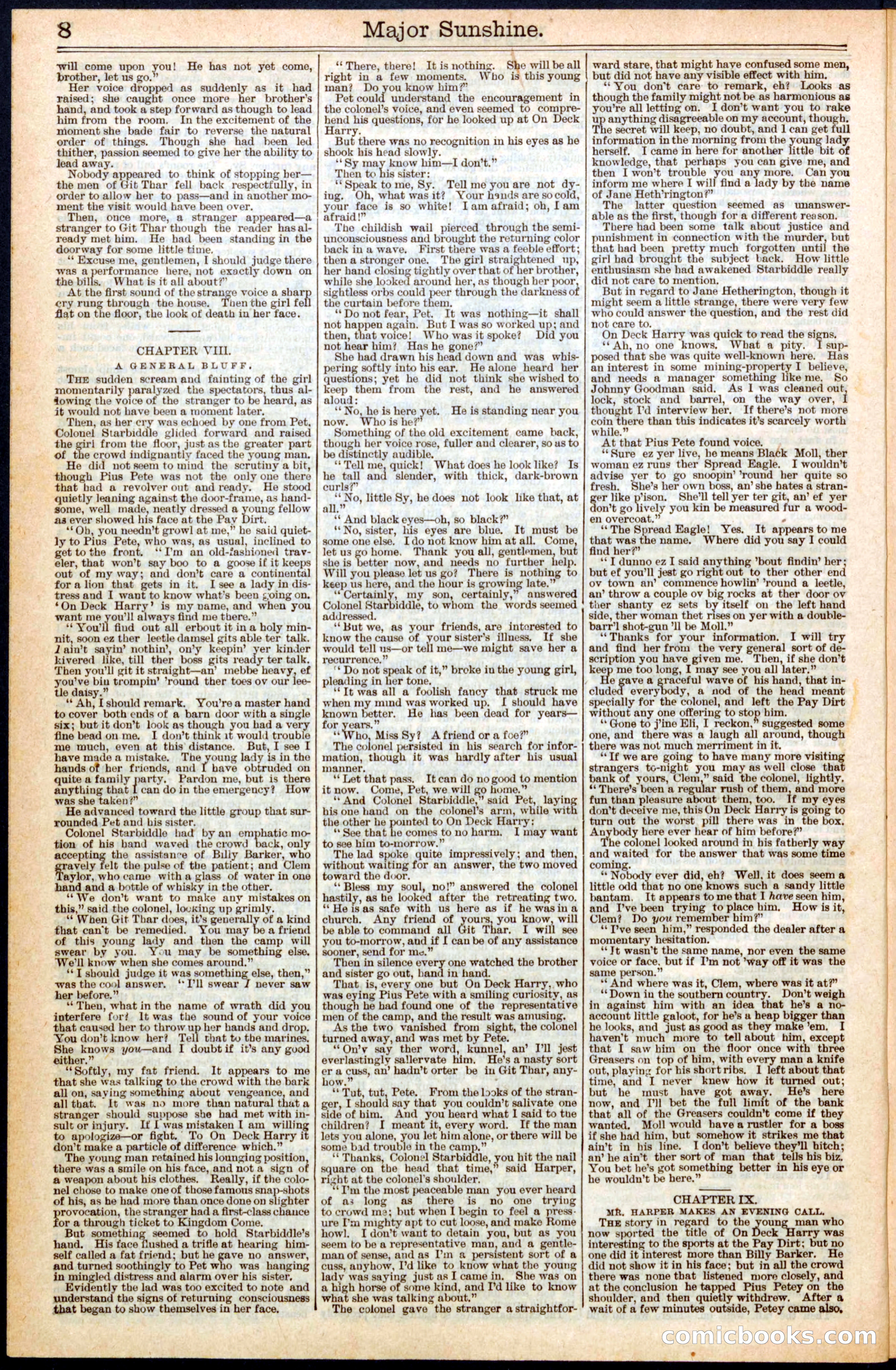 Beadle's New York Dime Library, No. 459 — page 8 of 32