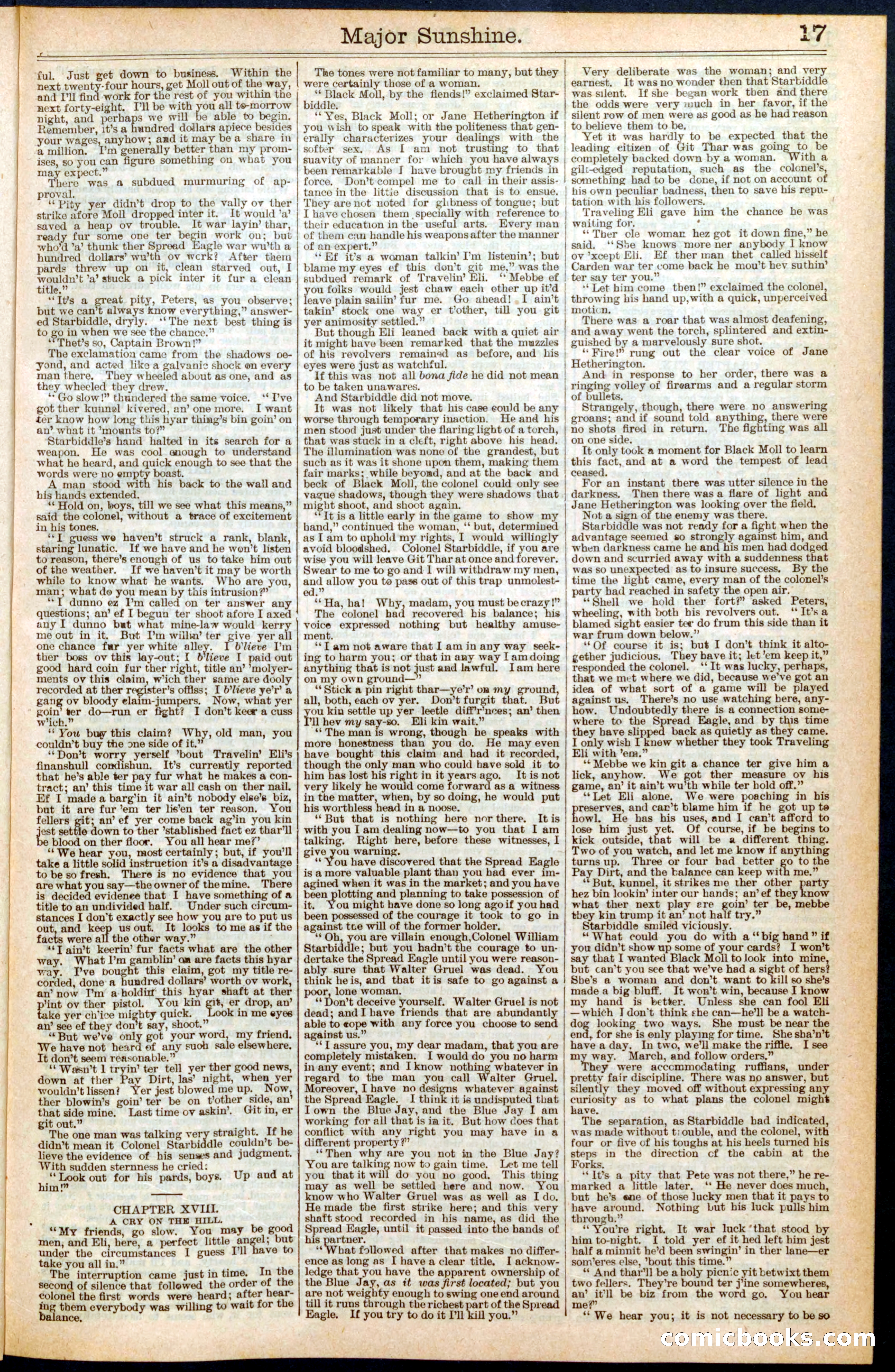 Beadle's New York Dime Library, No. 459 — page 17 of 32