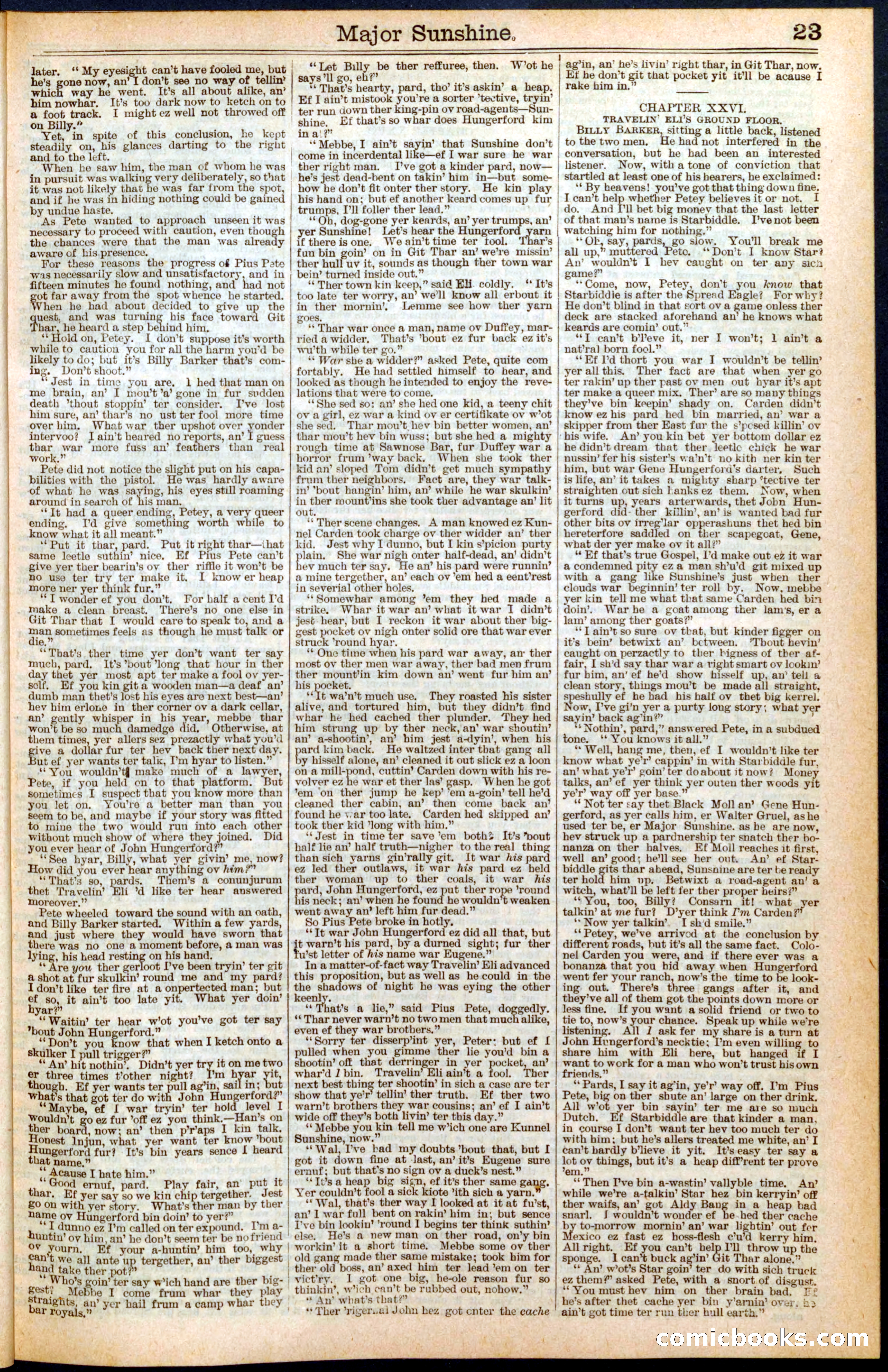 Beadle's New York Dime Library, No. 459 — page 23 of 32