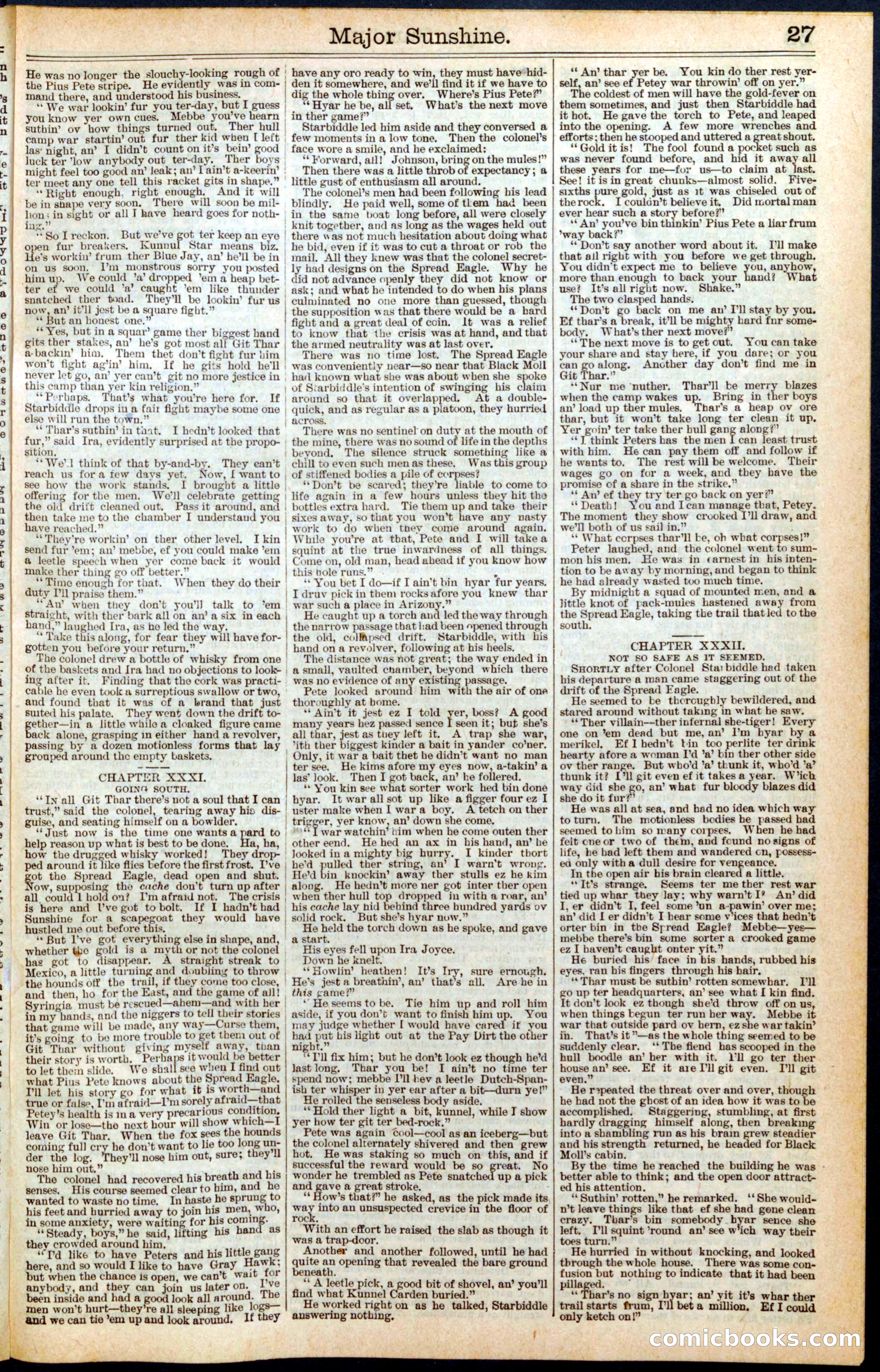 Beadle's New York Dime Library, No. 459 — page 27 of 32