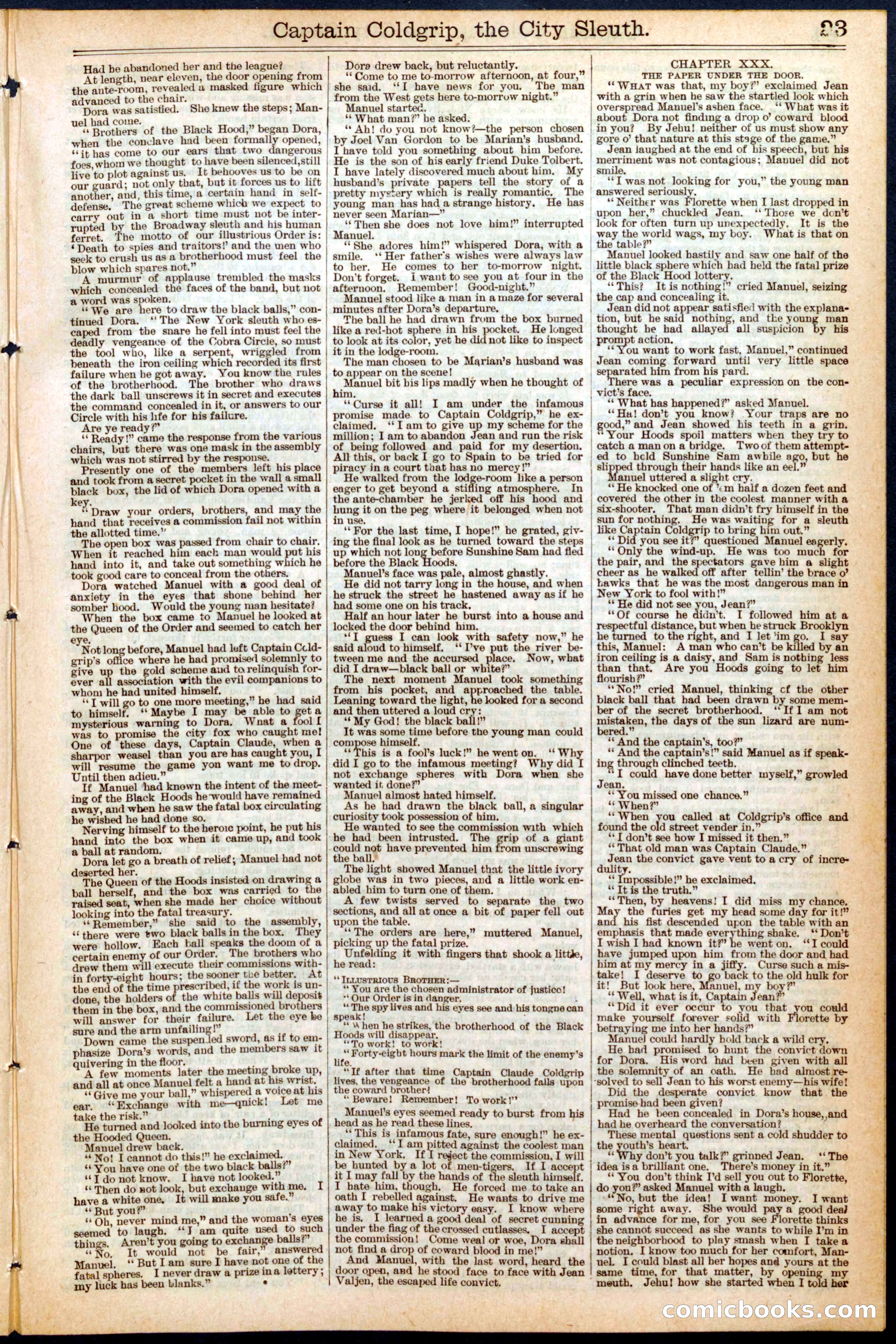 Beadle's New York Dime Library, No. 460 — page 23 of 32