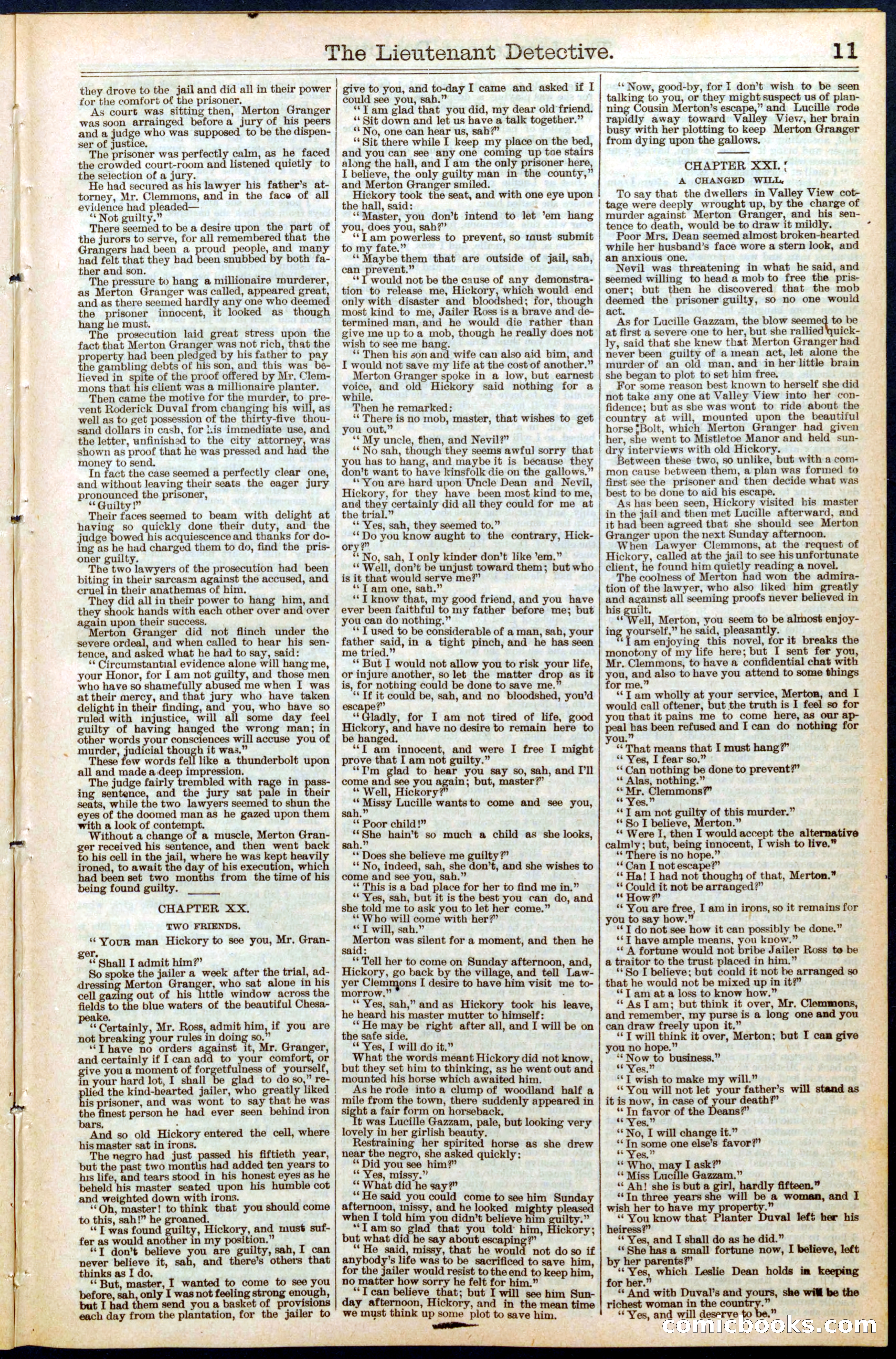 Beadle's New York Dime Library, No. 469 — page 11 of 32