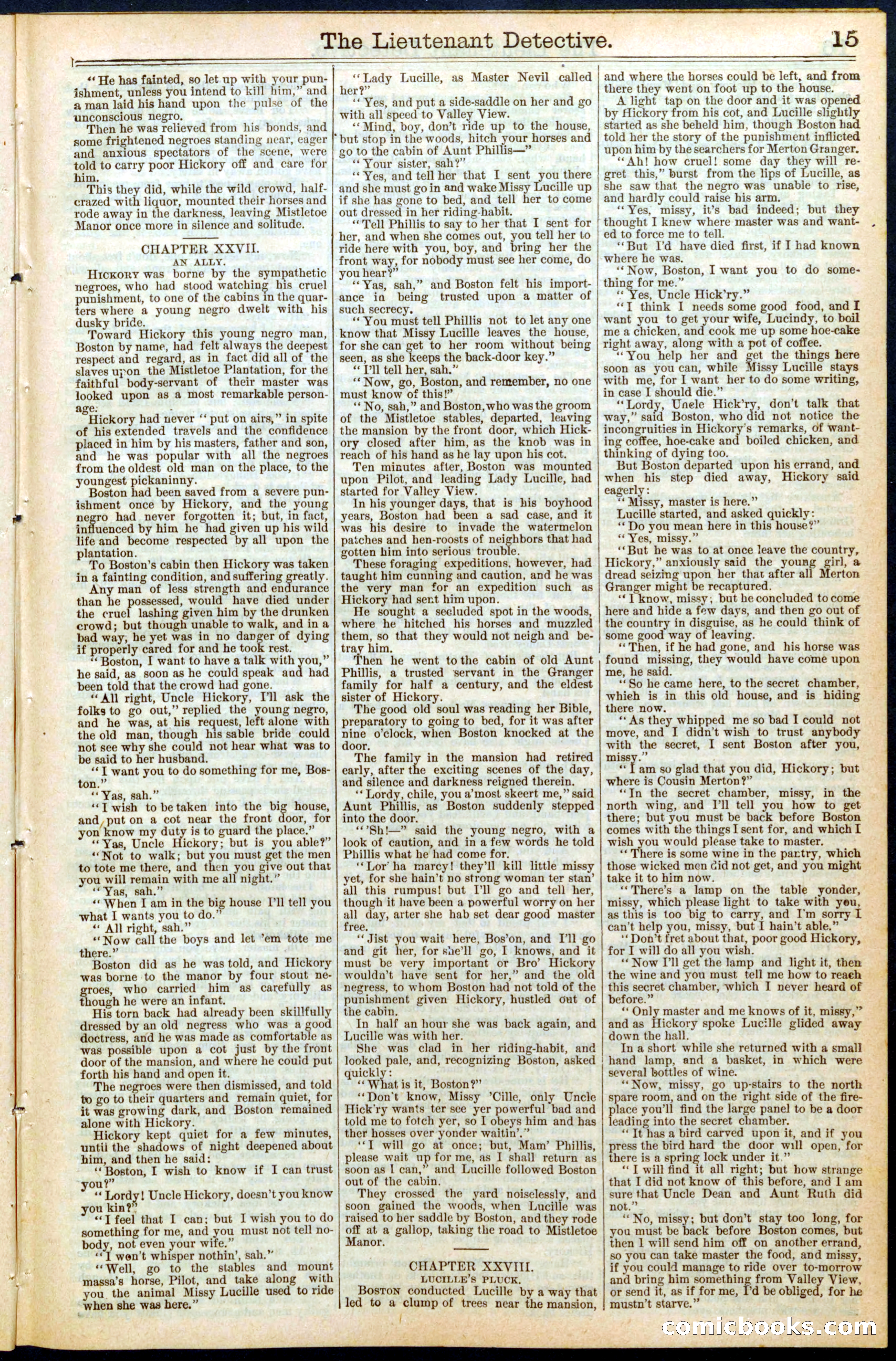 Beadle's New York Dime Library, No. 469 — page 15 of 32