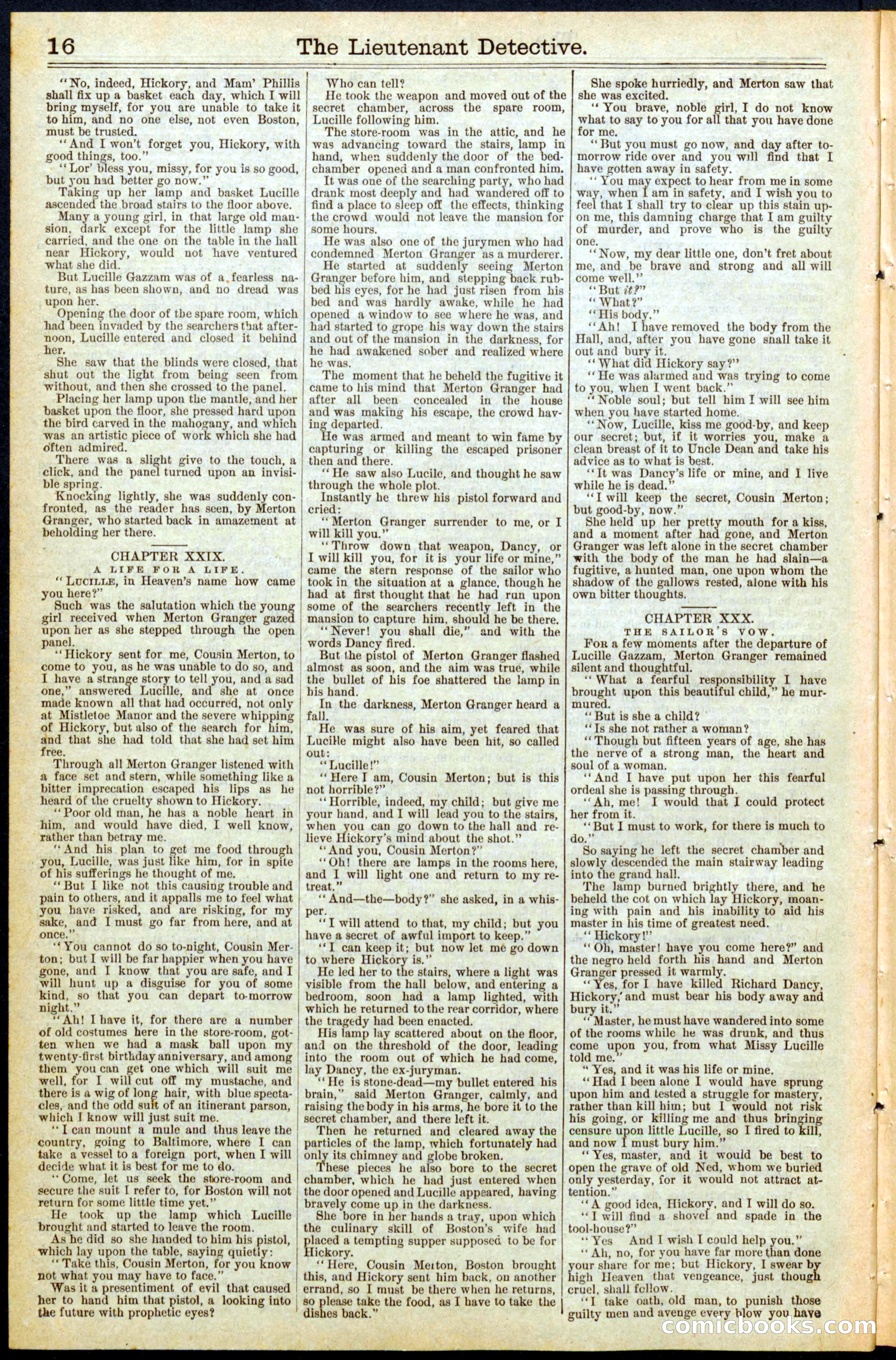 Beadle's New York Dime Library, No. 469 — page 16 of 32