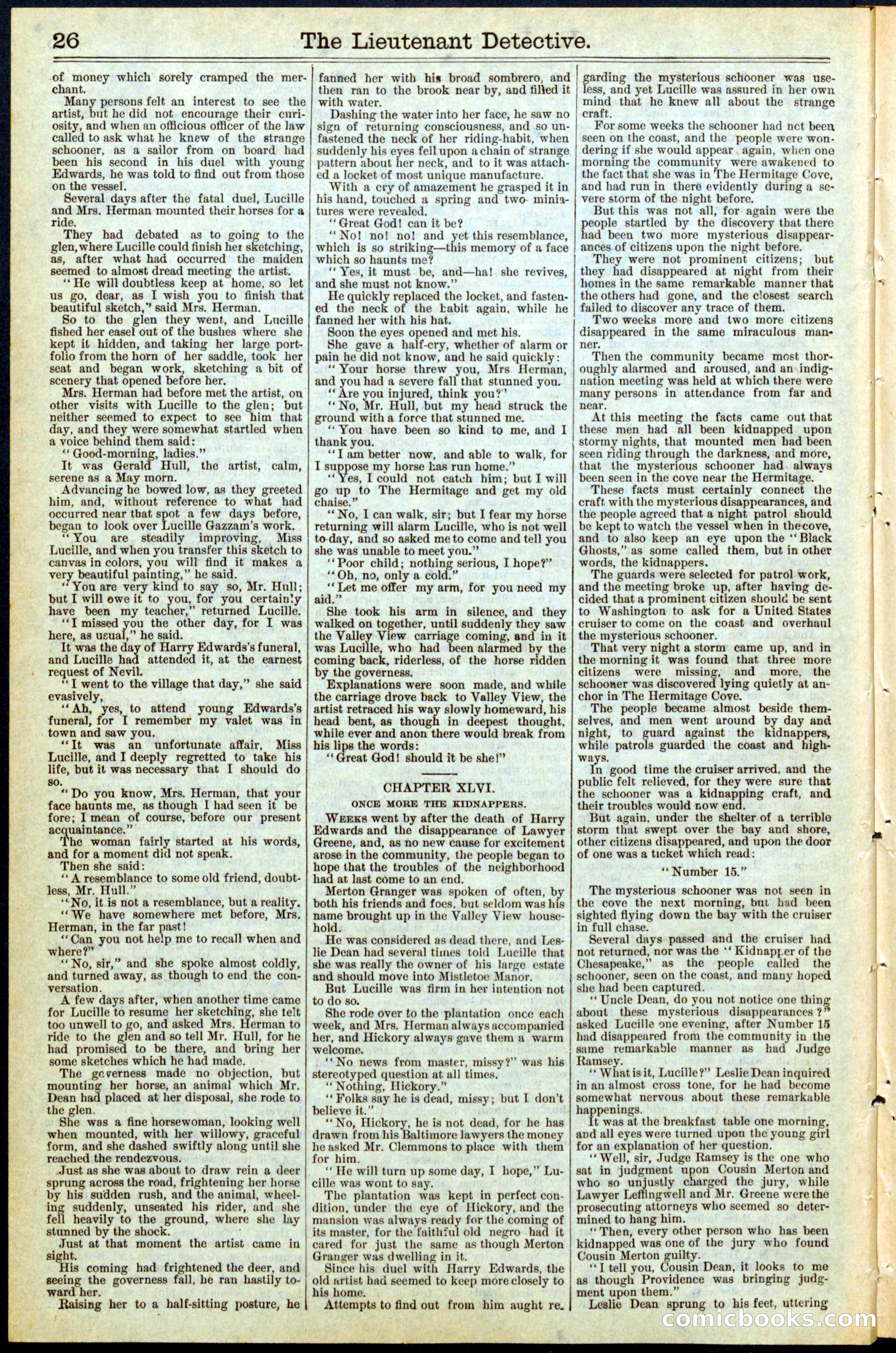Beadle's New York Dime Library, No. 469 — page 26 of 32