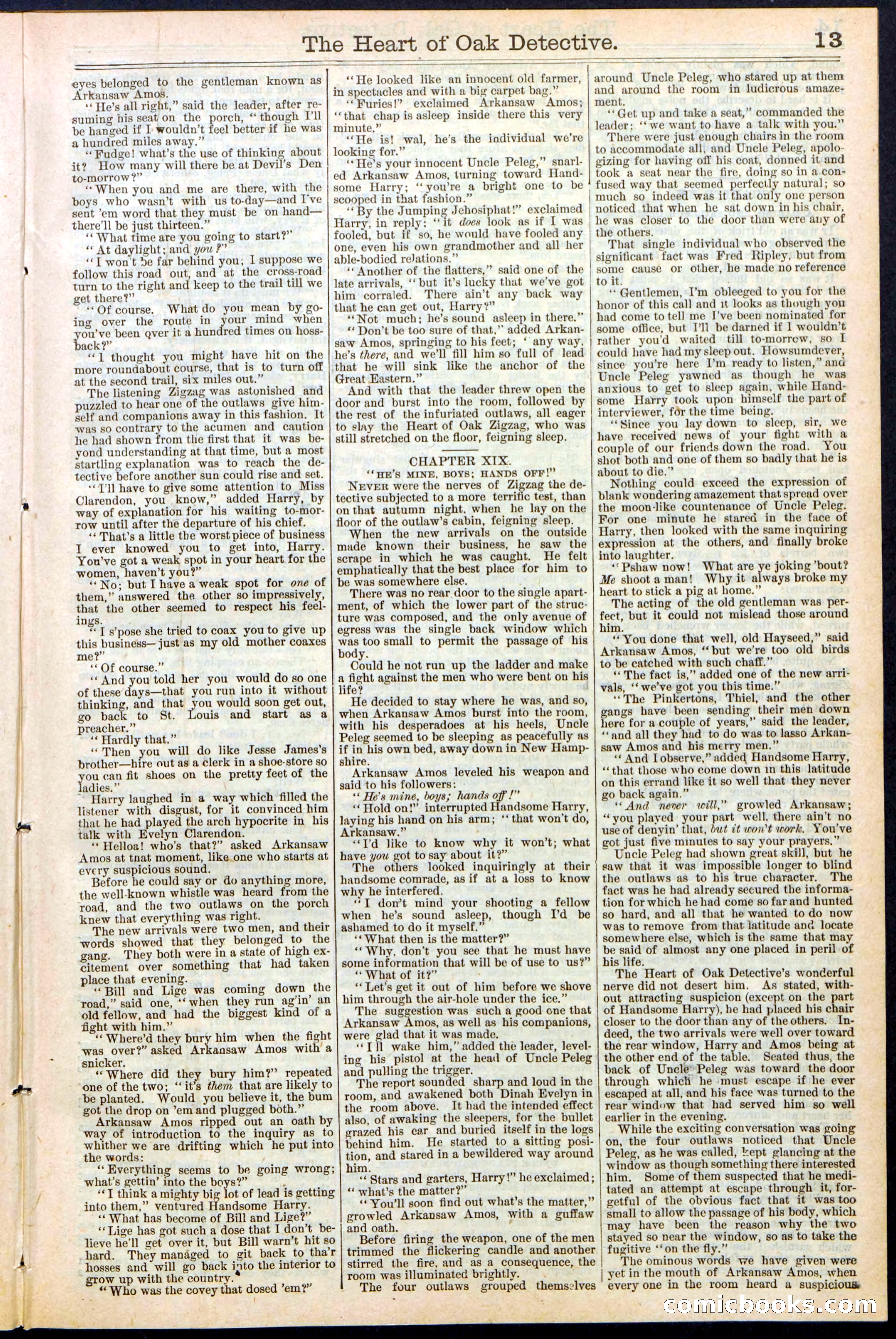 Beadle's New York Dime Library No. 471 — page 13 of 32