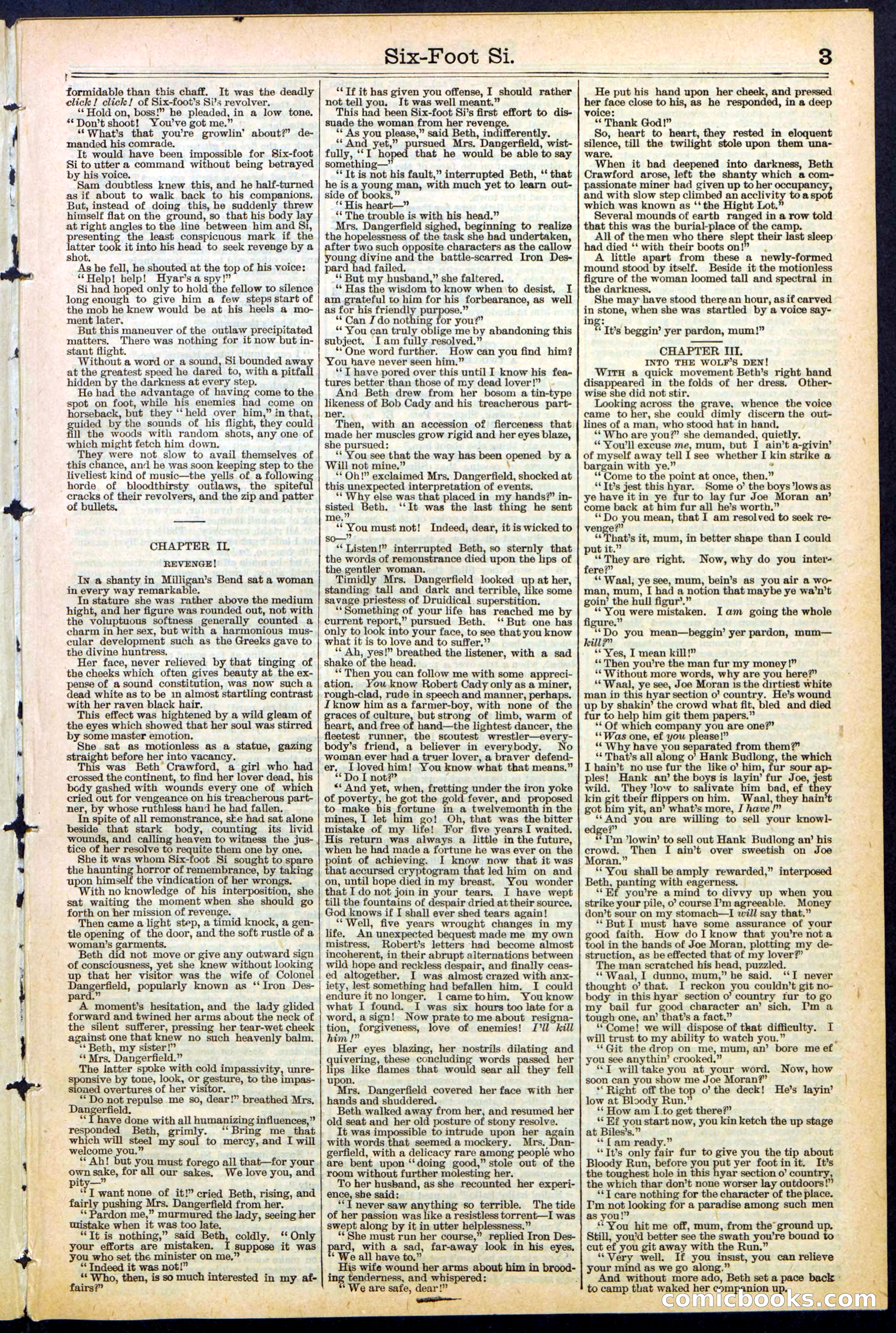 Beadle's New York Dime Library, No. 472 — page 3 of 32