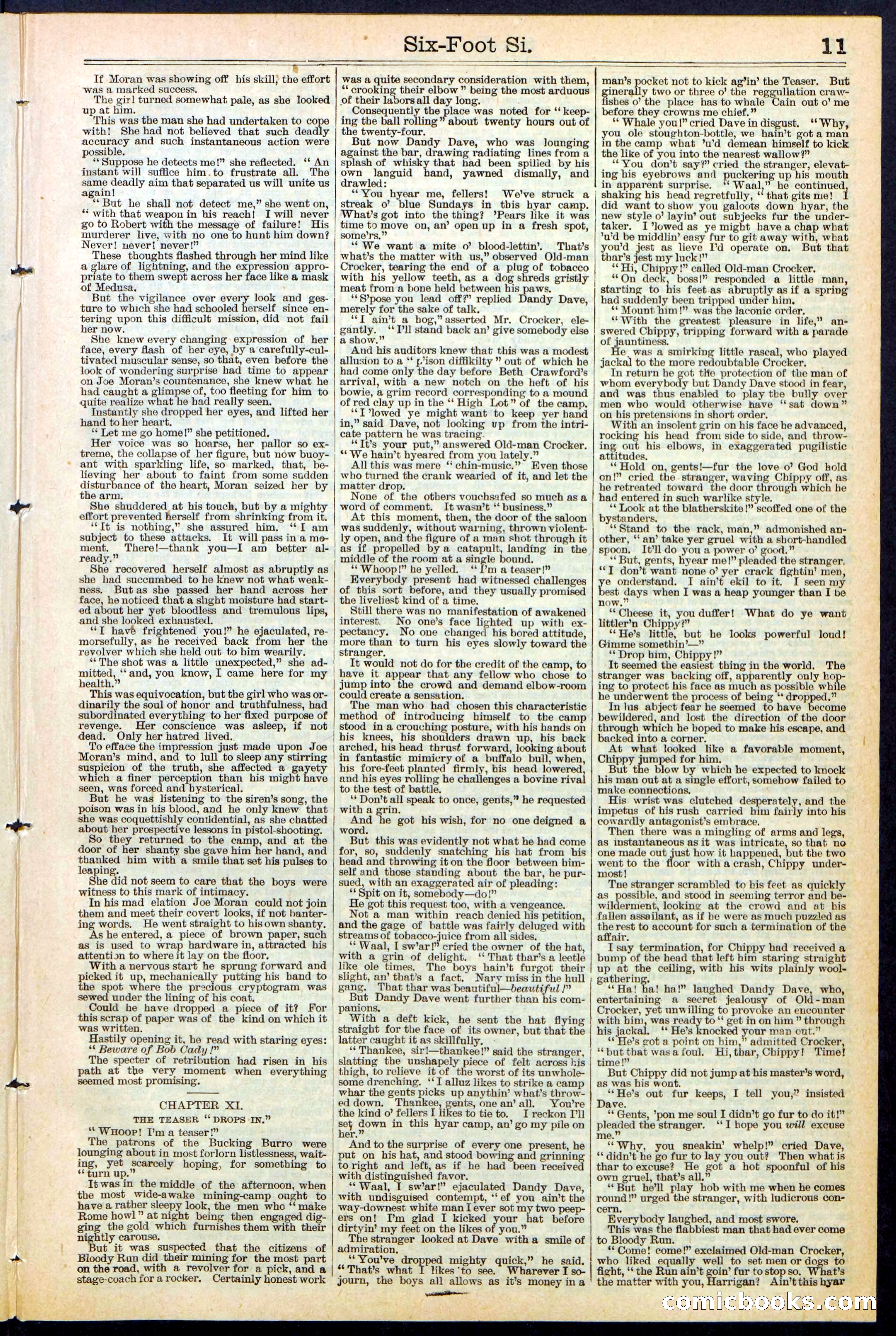Beadle's New York Dime Library, No. 472 — page 11 of 32