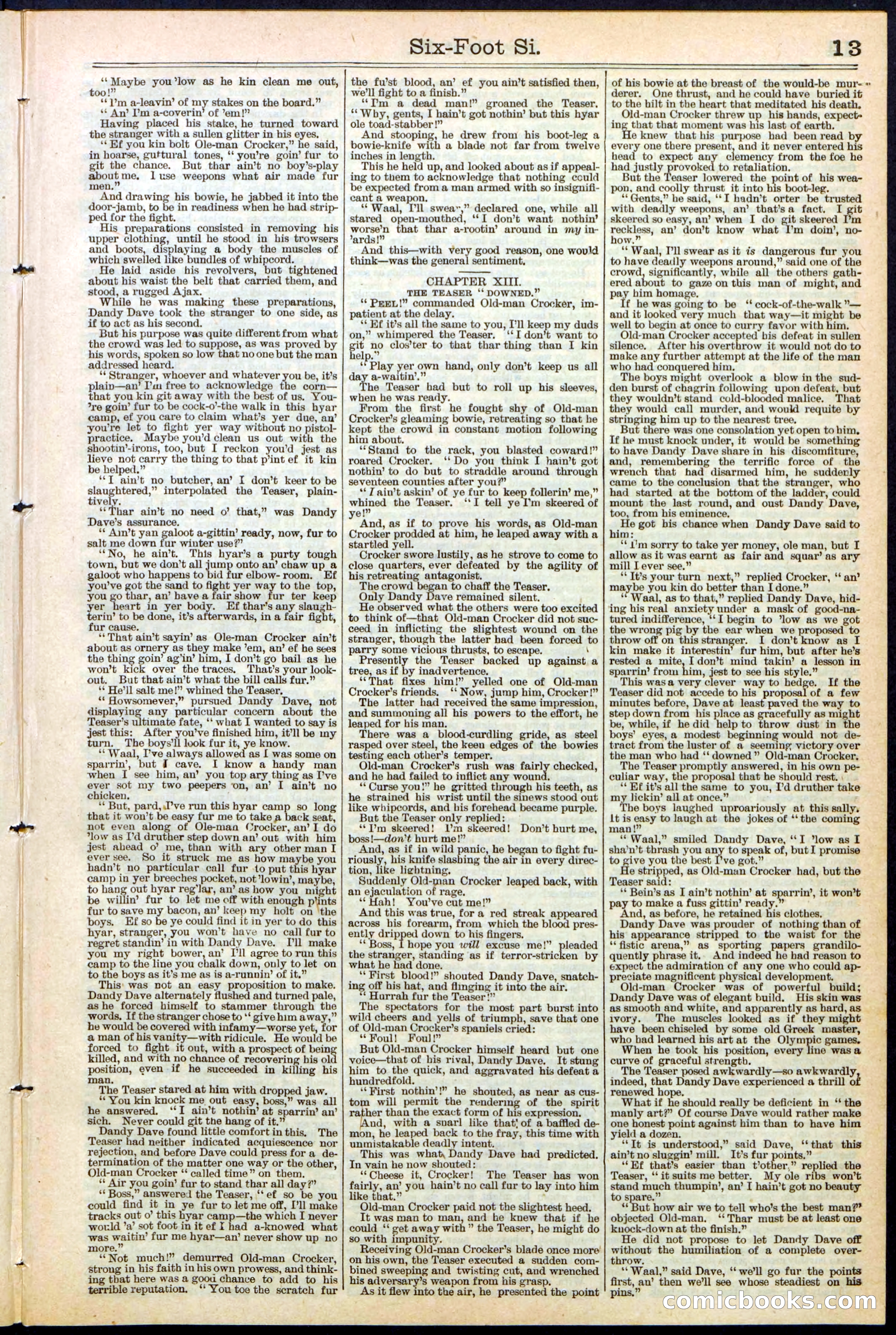 Beadle's New York Dime Library, No. 472 — page 13 of 32